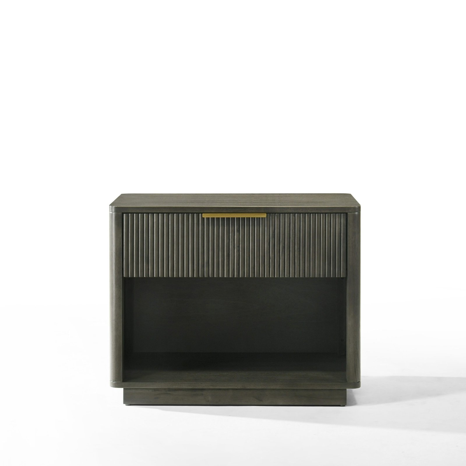 Nova Domus Santa Barbara + Santa Monica - Modern Grey Fabric + Grey Wash Bedroom Set - Image 3