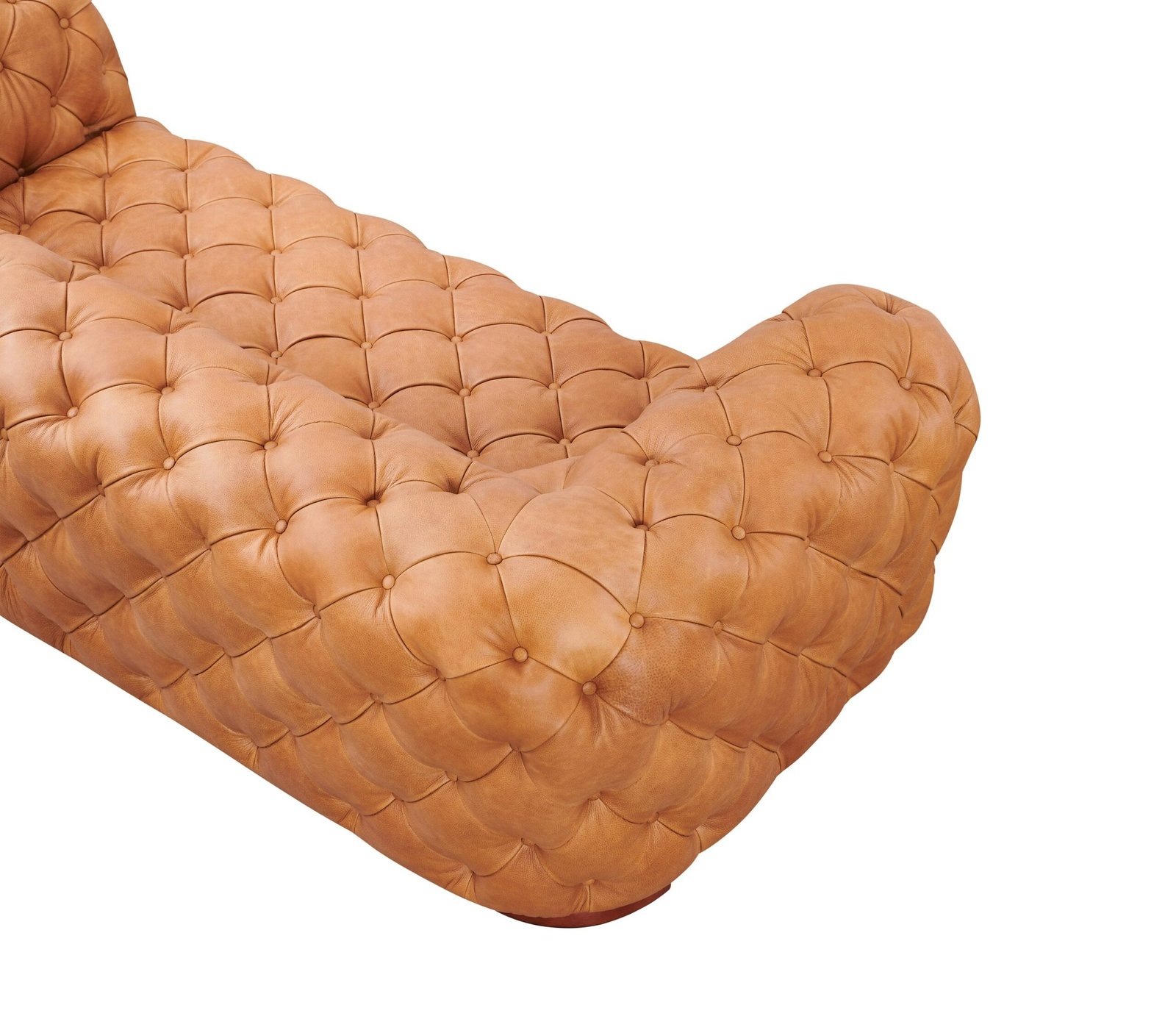 Divani Casa Dexter - Transitional Camel Full Italian Leather Sofa - Image 4