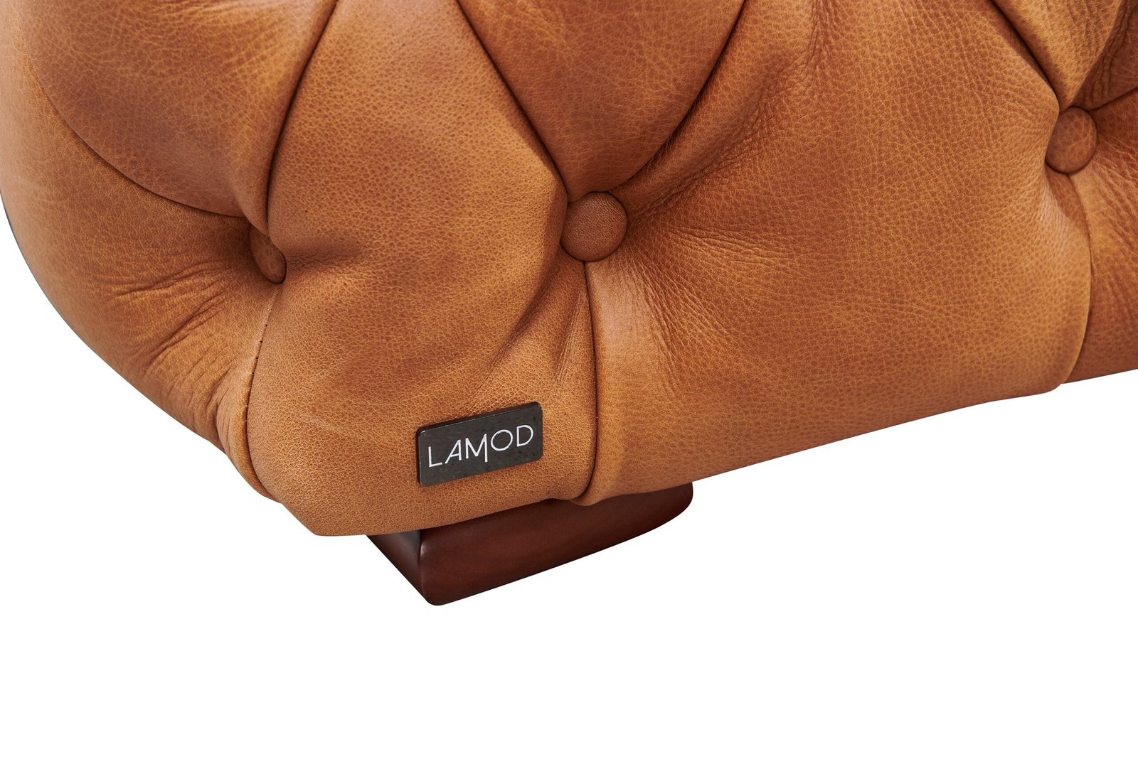 Divani Casa Dexter - Transitional Camel Full Italian Leather Lounge Chair - Image 4