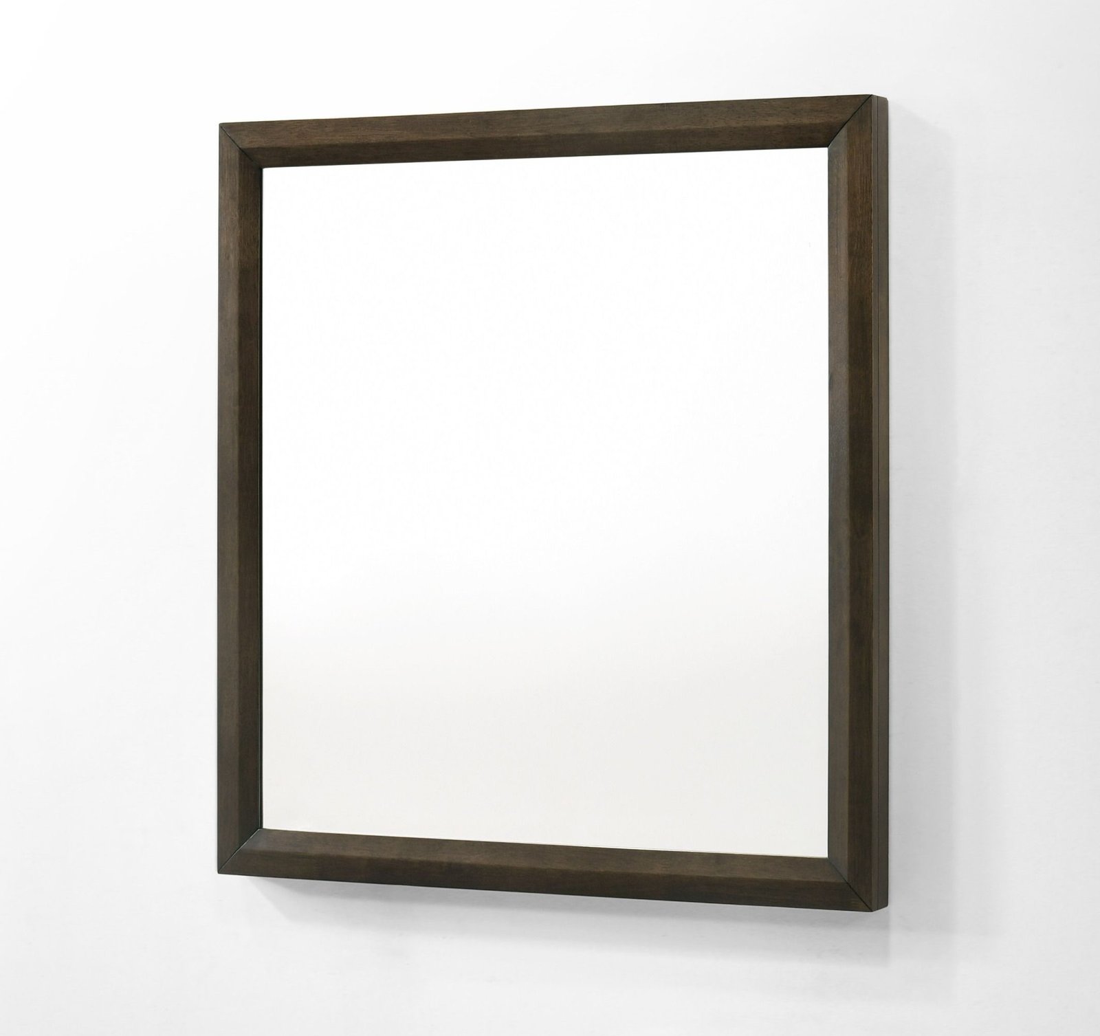 Modrest Manhattan - Contemporary Brown Oak Mirror - Image 2