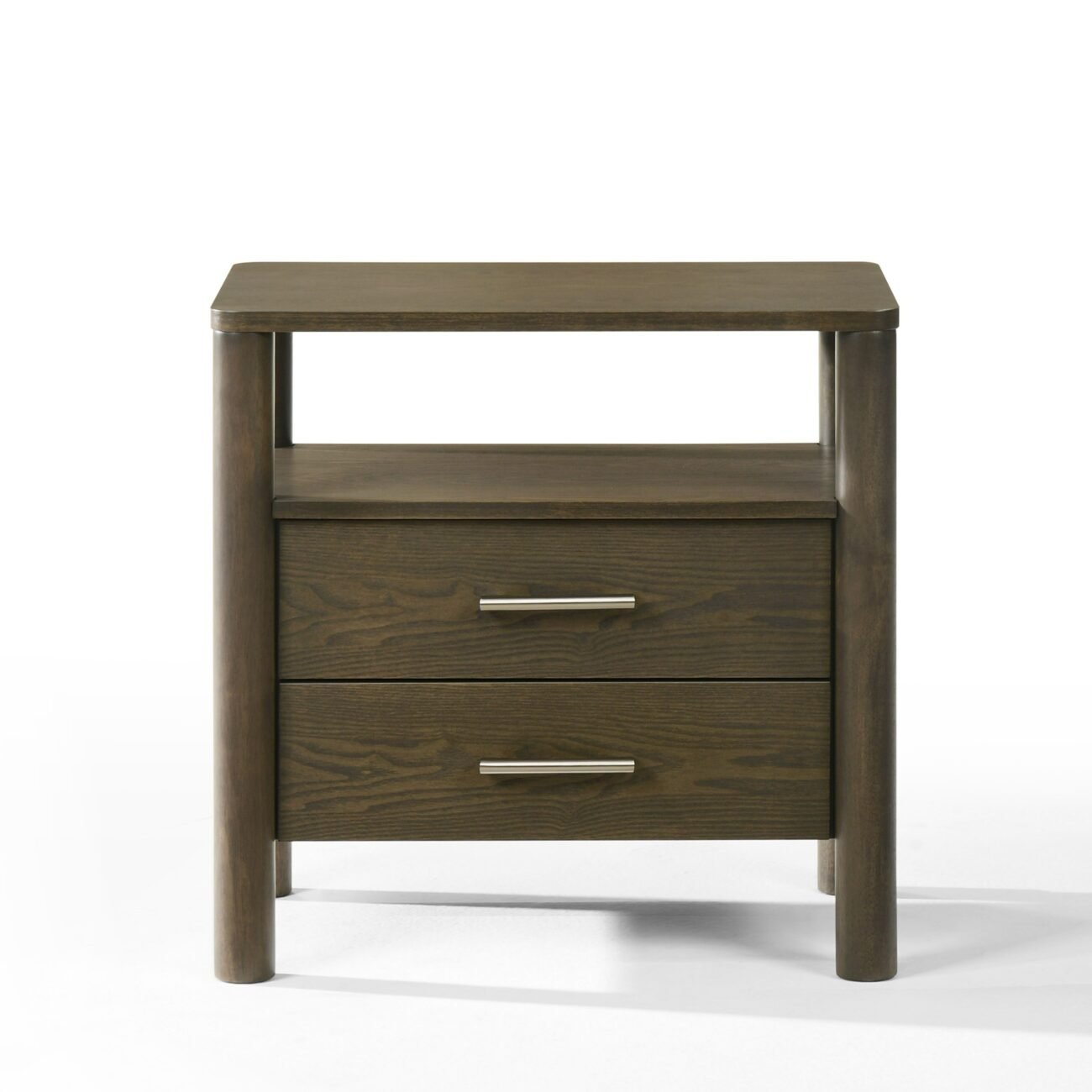 Modrest Carolina - Modern Grey Fabric + Wenge Bedroom Set - Image 4