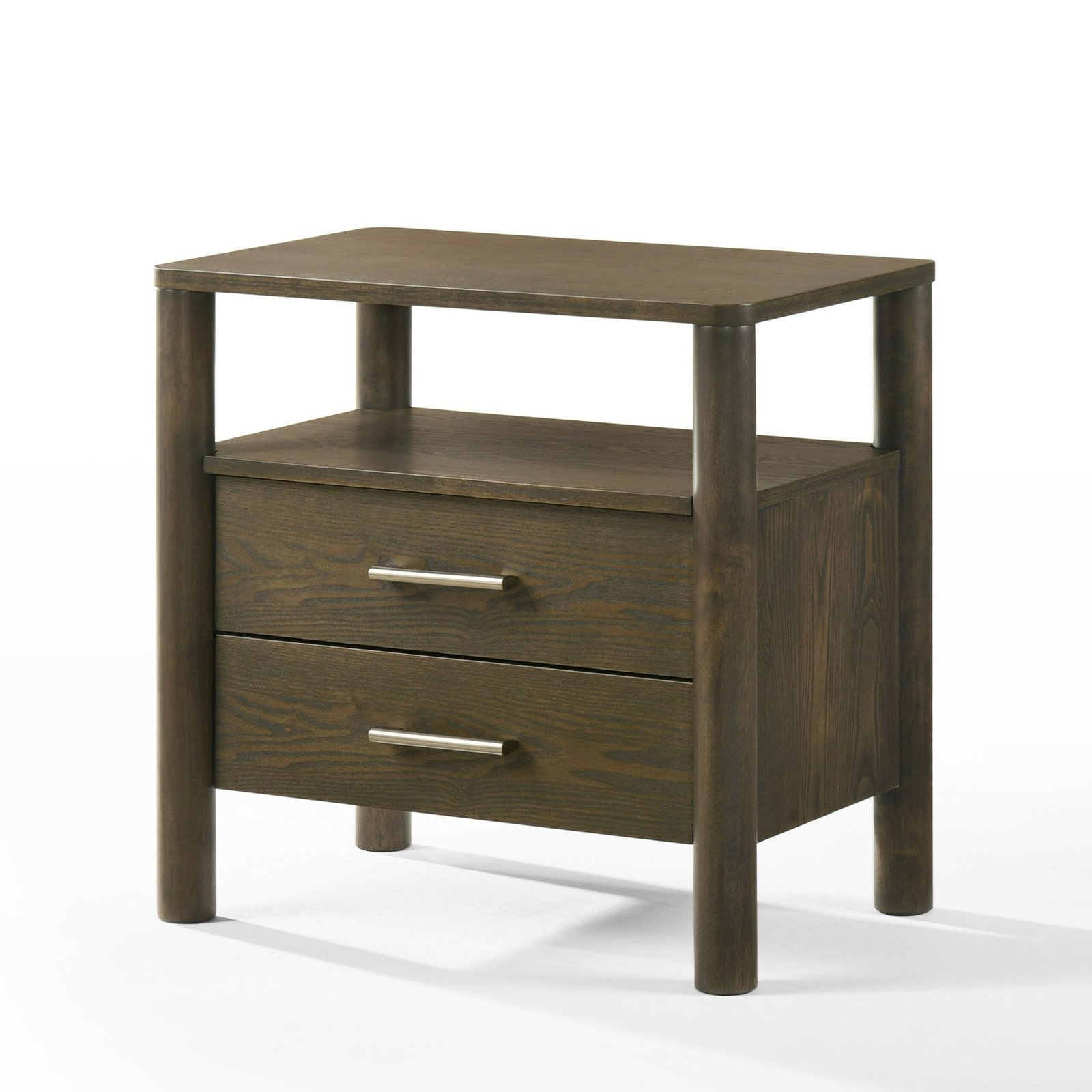 Modrest Carolina - Modern Grey Fabric + Wenge Bedroom Set - Image 5