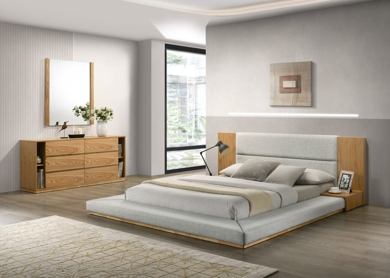 Nova Domus Jagger Modern Natural Oak Mirror