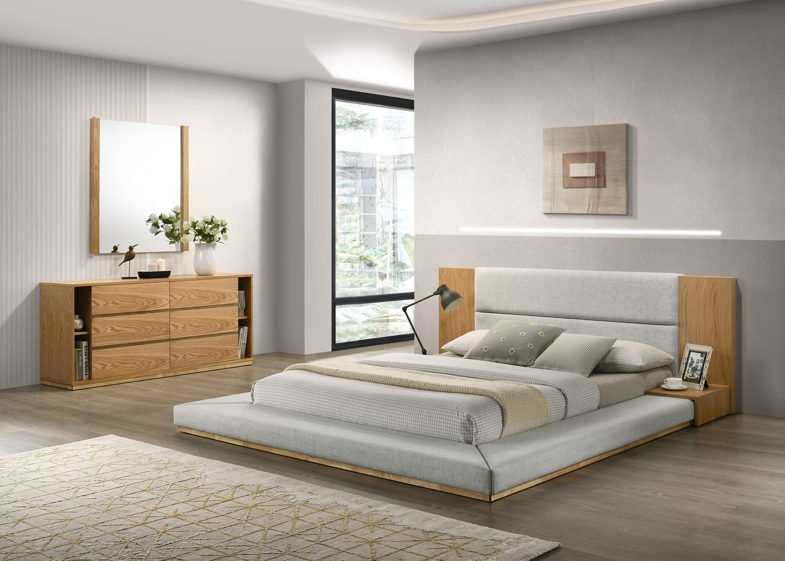 Nova Domus Jagger Modern Natural Oak Mirror