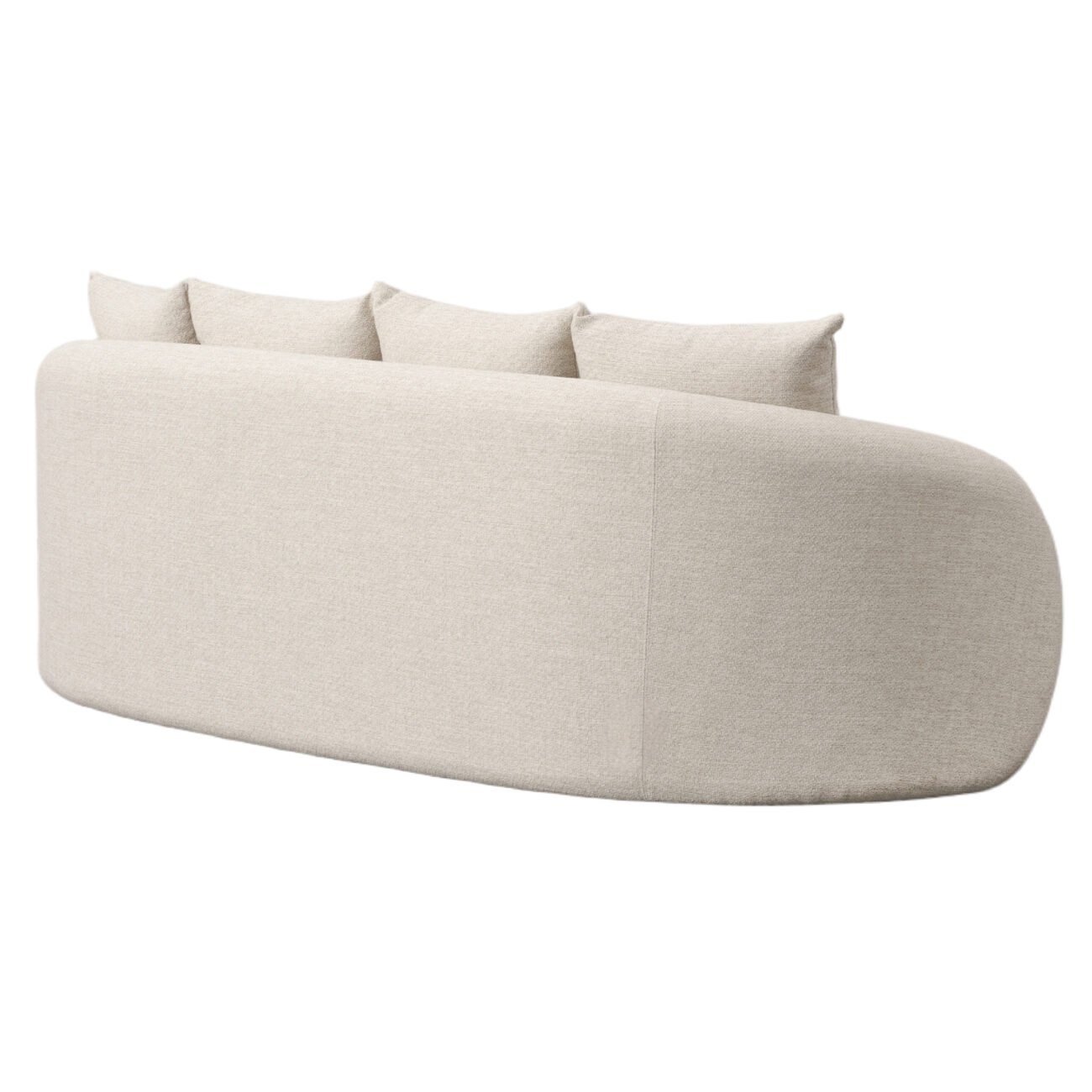 Renava Tabarca - Outdoor Beige Fabric 3 Seat Sofa - Image 3