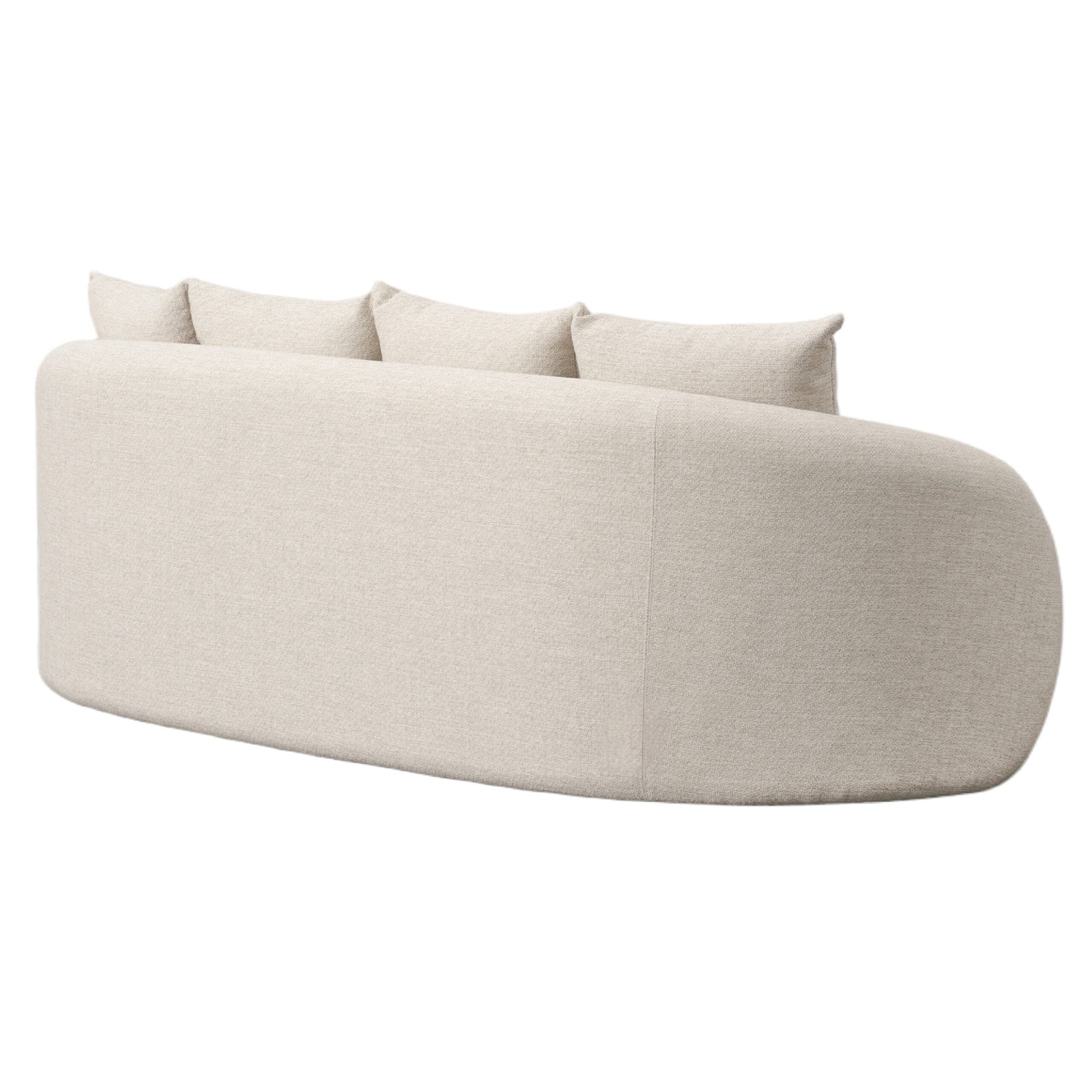 Renava Tabarca - Outdoor Beige Fabric 3 Seat Sofa - Image 3