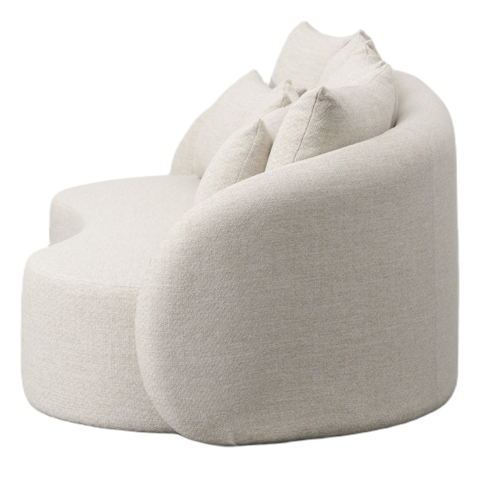 Renava Tabarca - Outdoor Beige Fabric 3 Seat Sofa - Image 2
