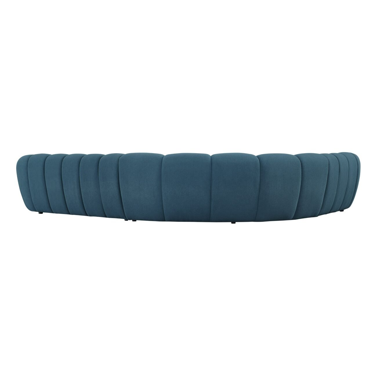 Divani Casa Yolonda - Dark Teal Fabric Sectional Sofa - Image 5