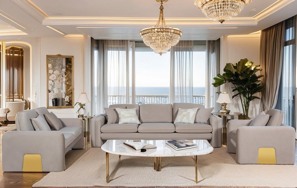 Divani Casa Gaston - Modern Taupe Velvet Chair - Image 4