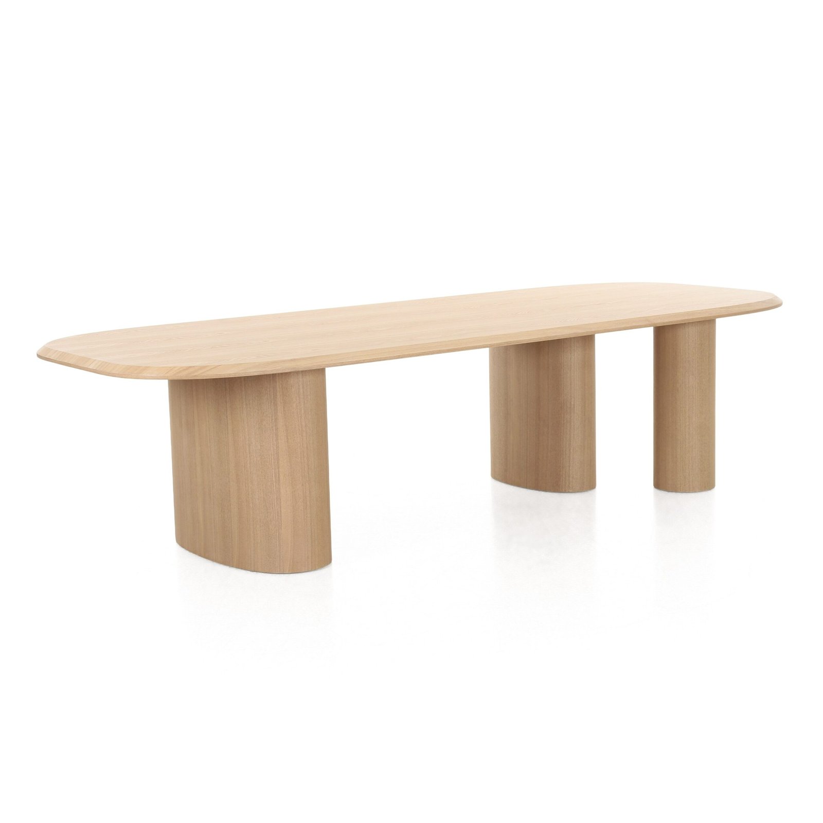 Modrest Summit - Modern 118" Natural Ash Dining Table