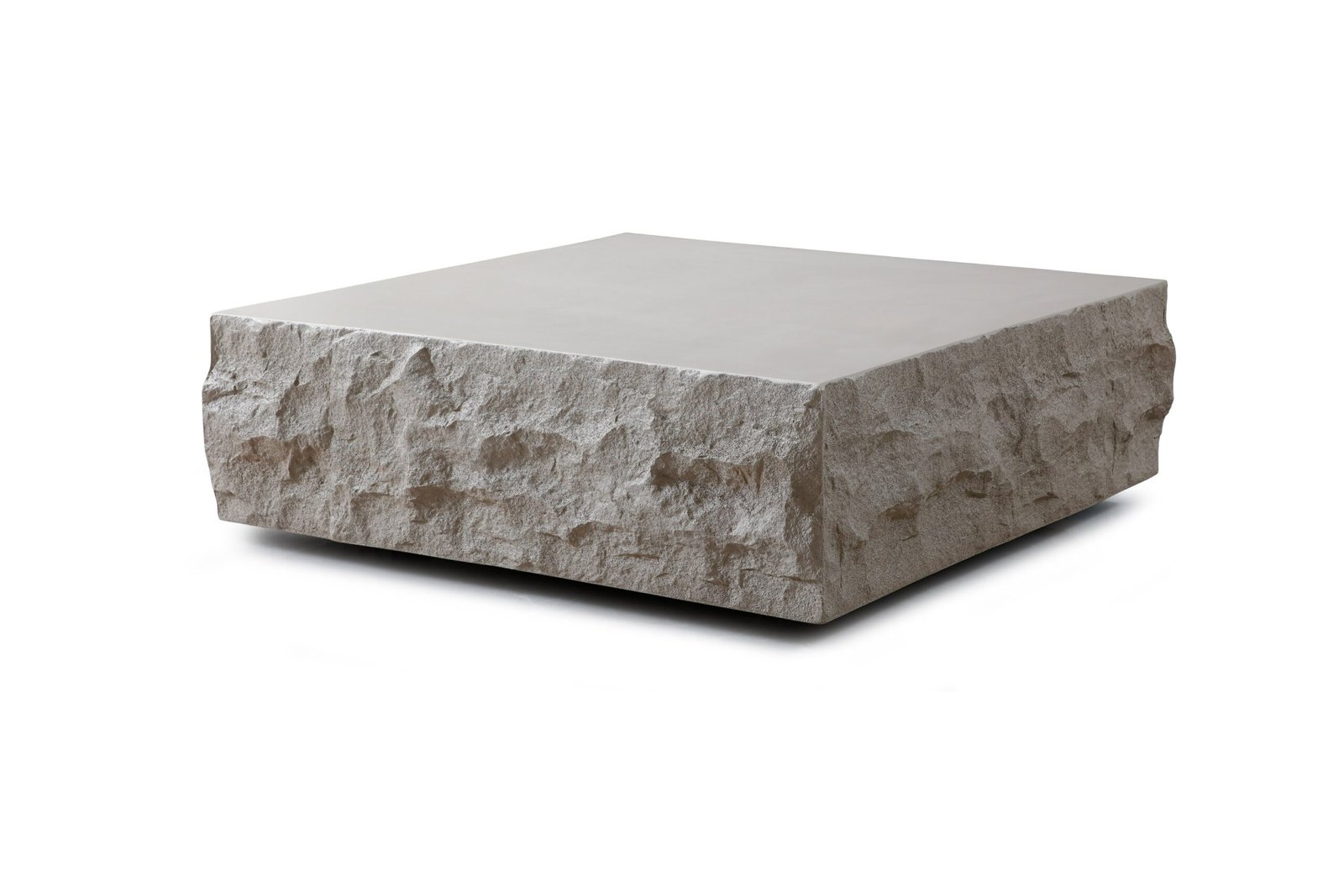 Modrest Quarry - Modern Beige Square Coffee Table