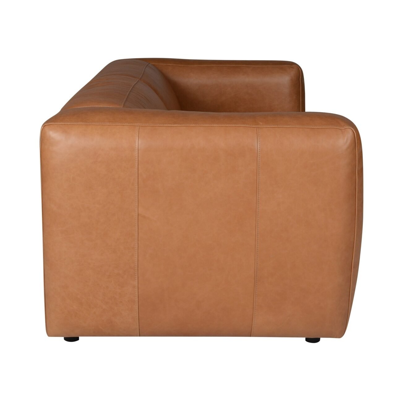 Divani Casa Atka - Modern Brown Leather Sofa - Image 3