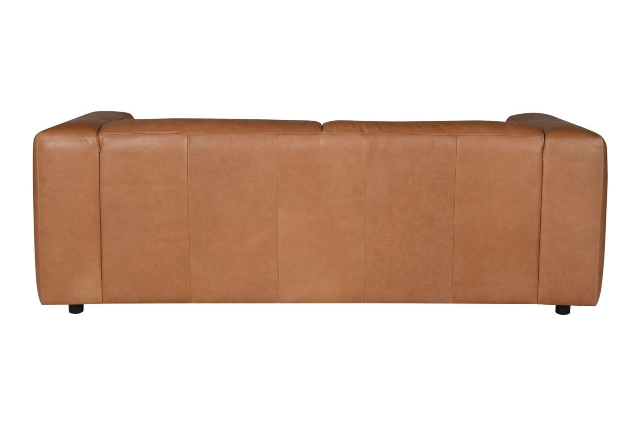 Divani Casa Atka - Modern Brown Leather Sofa - Image 5