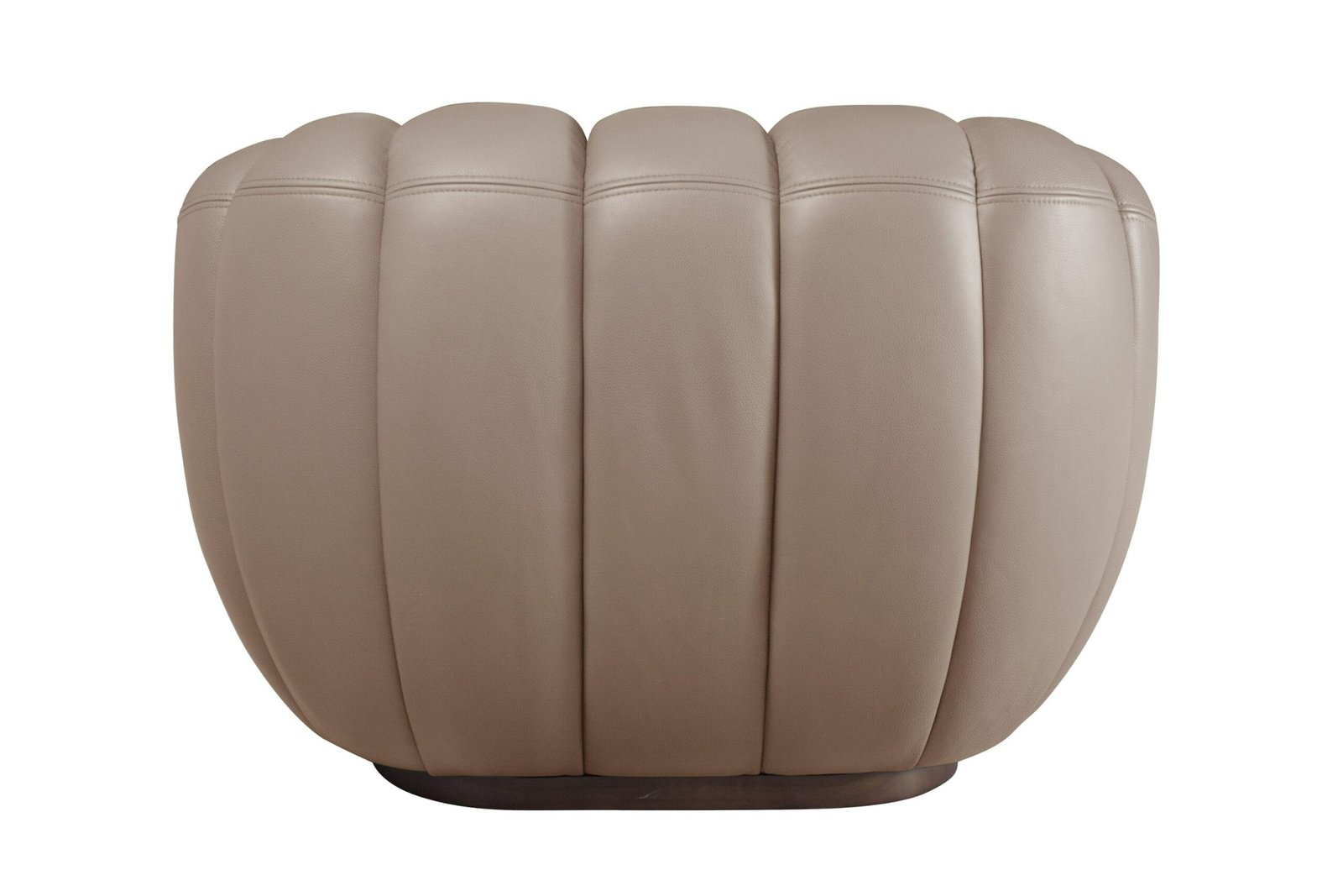 Divani Casa Ekwok - Modern Tan Leather Chair