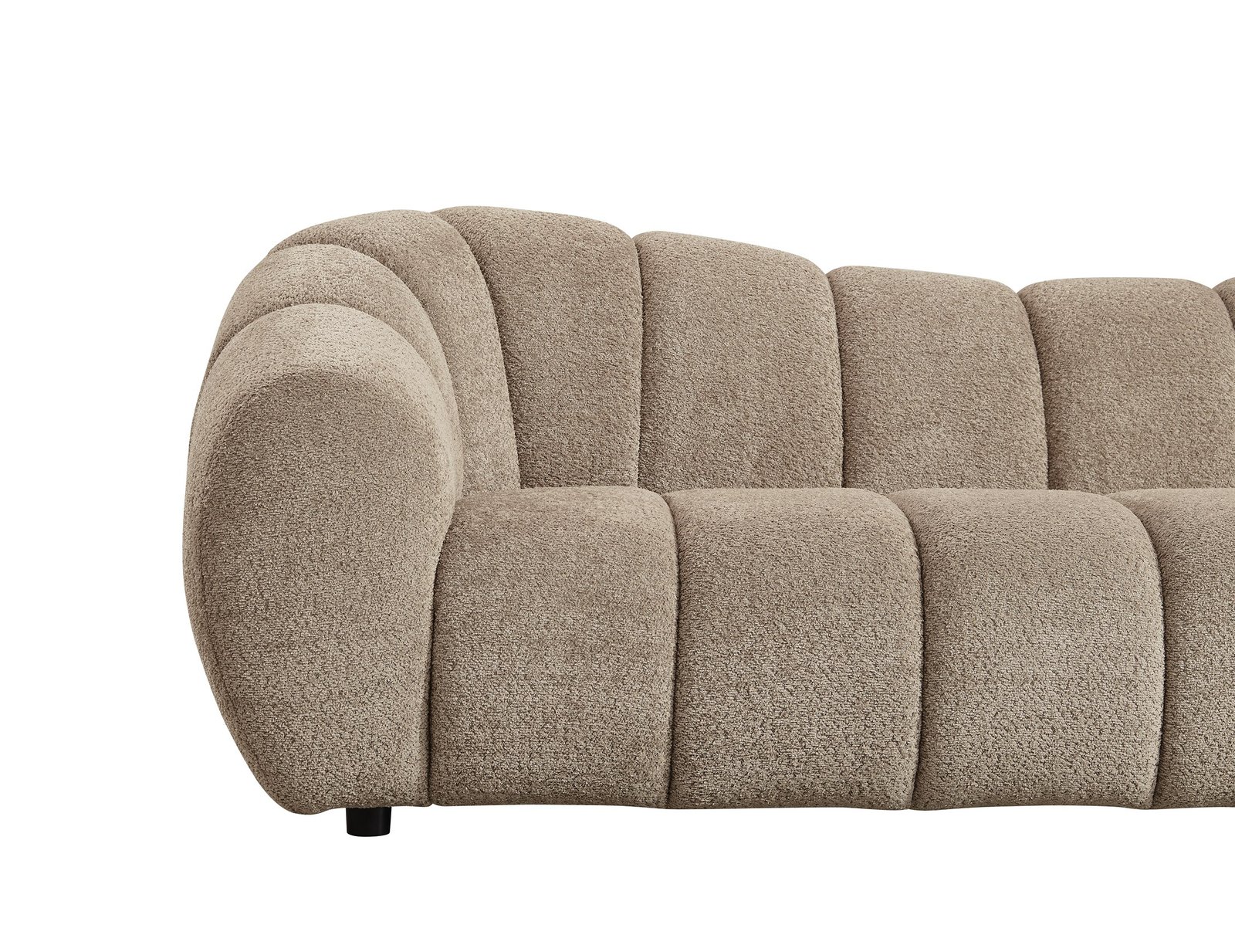 Divani Casa Suki - Modern Tan Fabric Sofa - Image 4