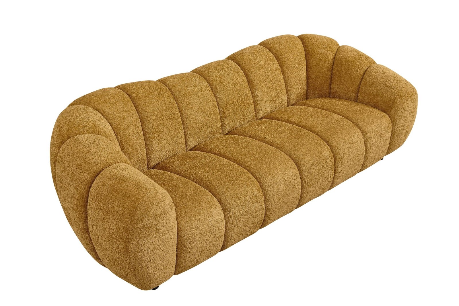 Divani Casa Suki - Modern Camel Fabric Sofa - Image 2