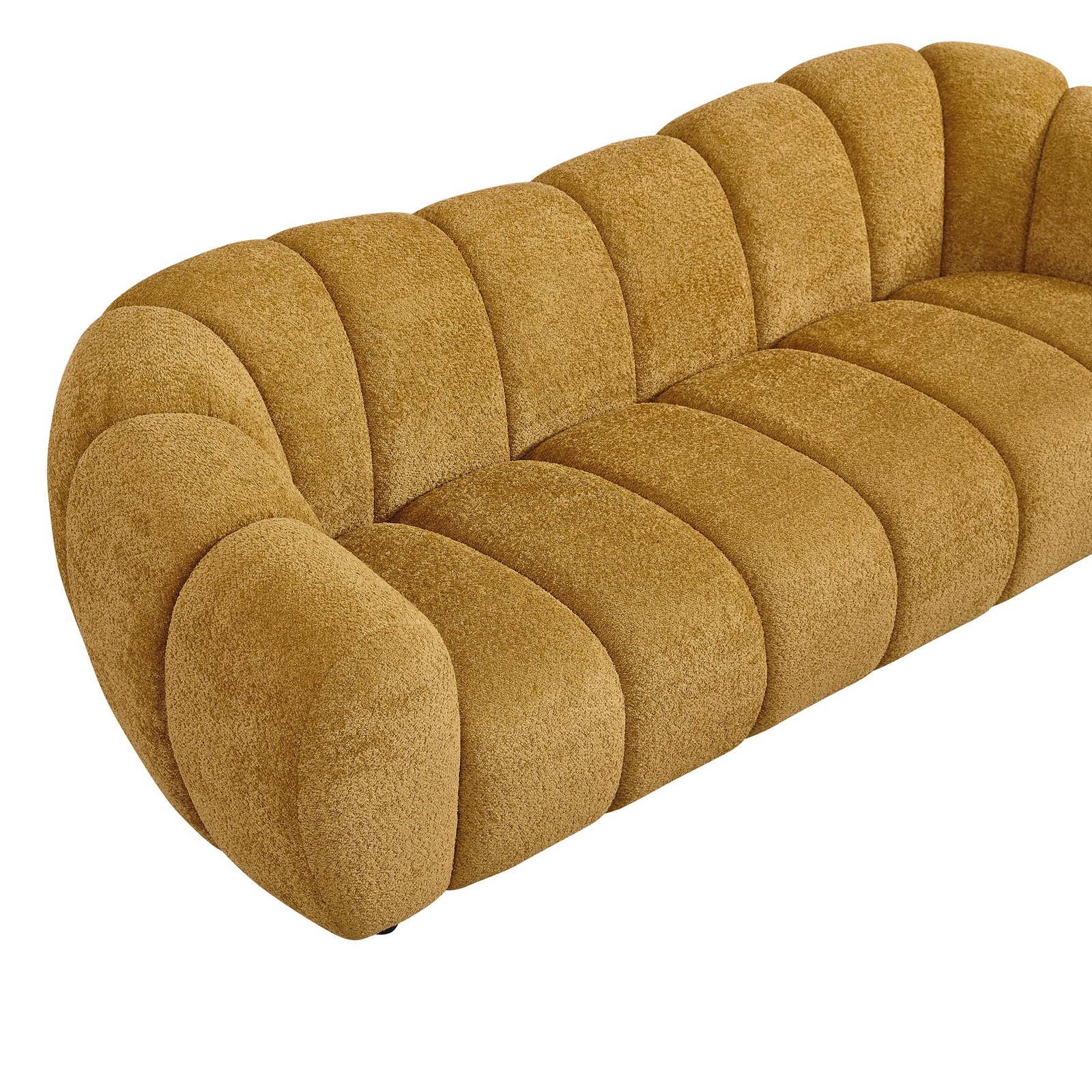 Divani Casa Suki - Modern Camel Fabric Sofa - Image 4