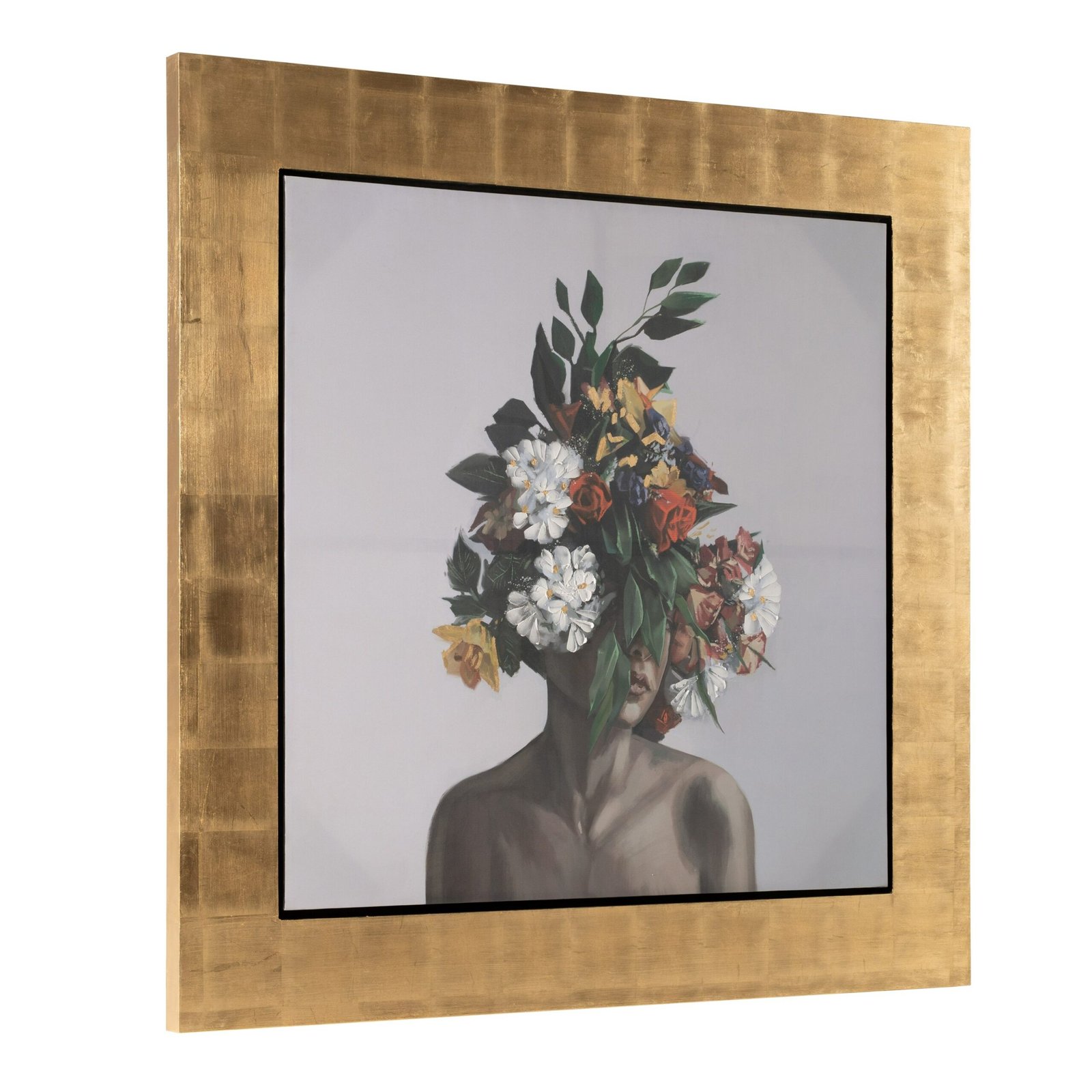 Modrest Victoria - Modern Gold 71" x 71" Painting