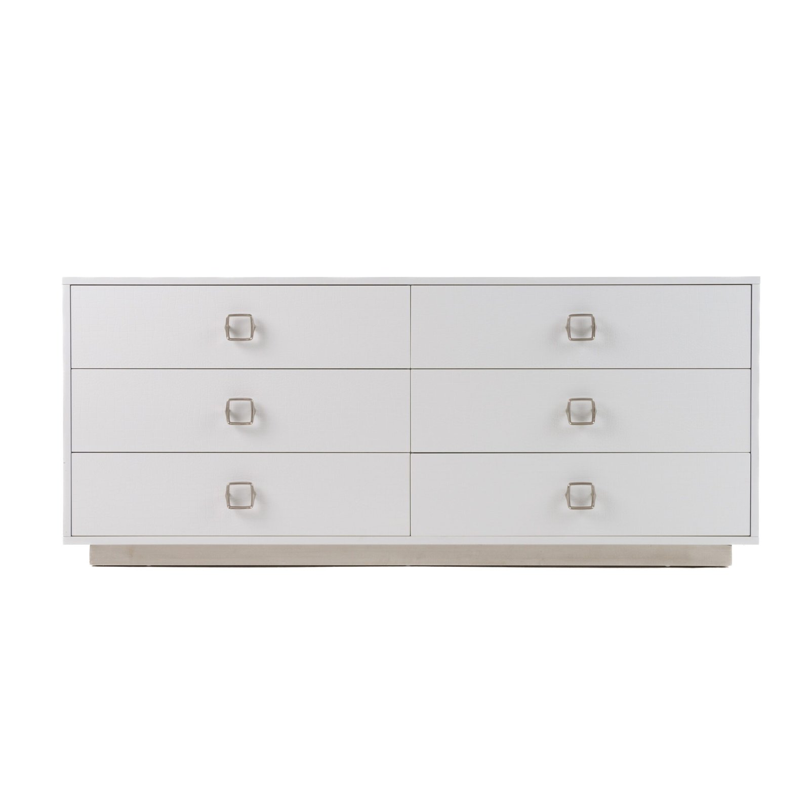 A&X Victoria - Modern White Crocodile Dresser