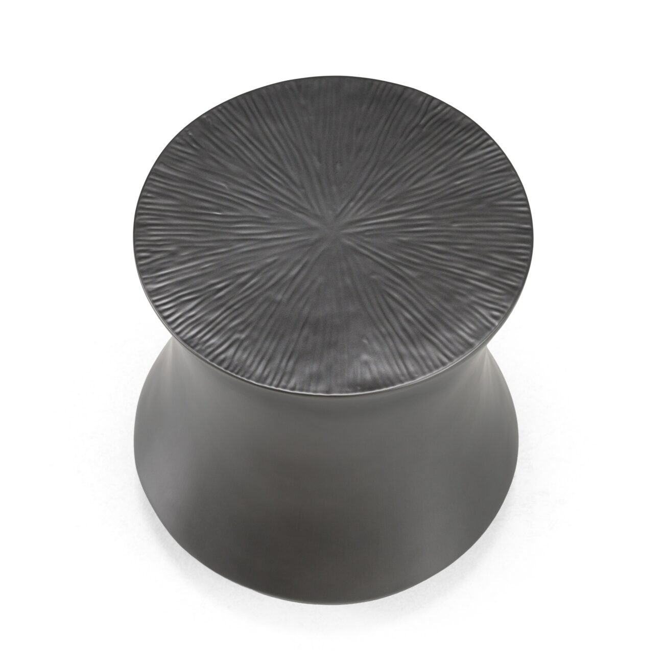 Modrest Airdrie - Modern Antique Grey End Table - Image 2