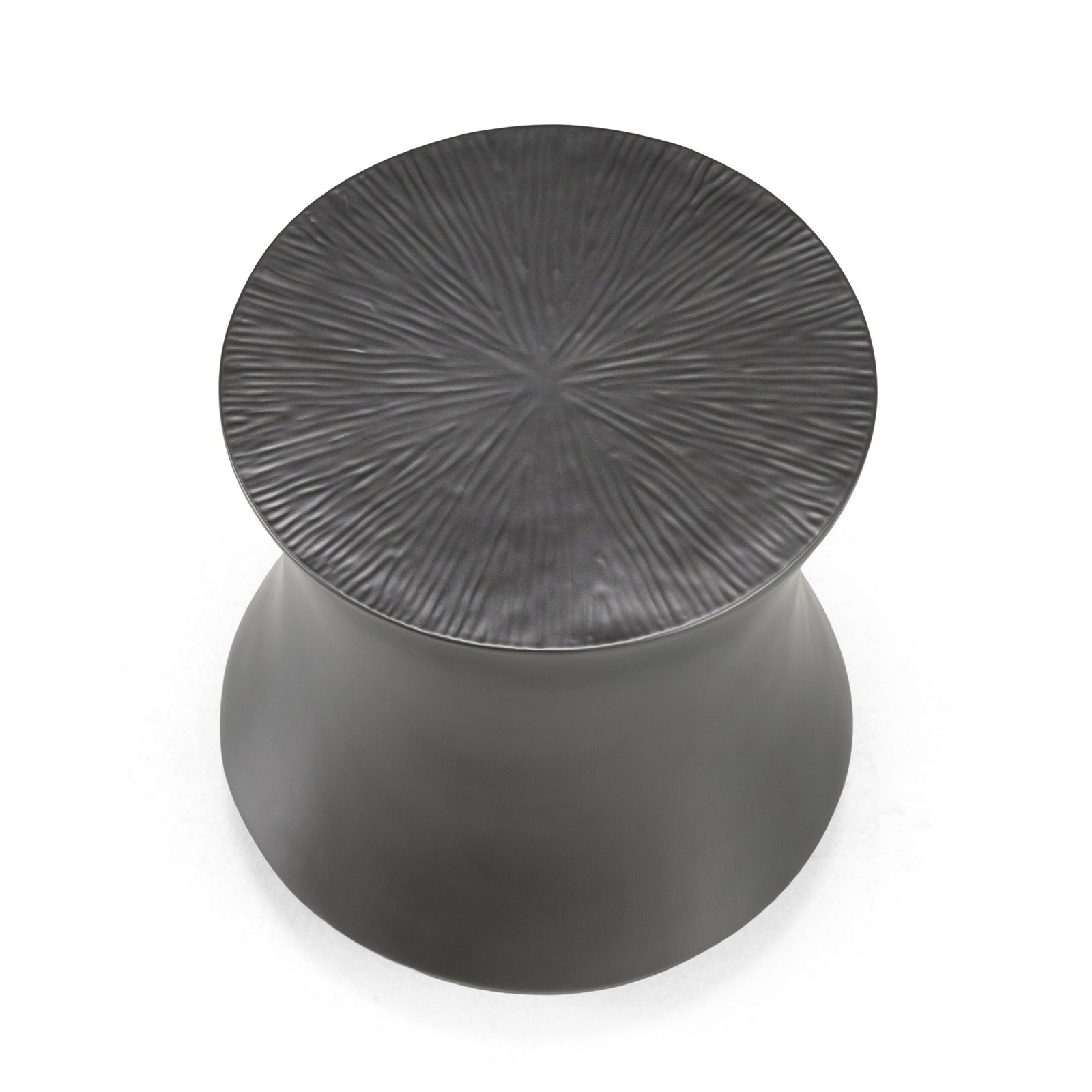 Modrest Airdrie - Modern Antique Grey End Table - Image 2
