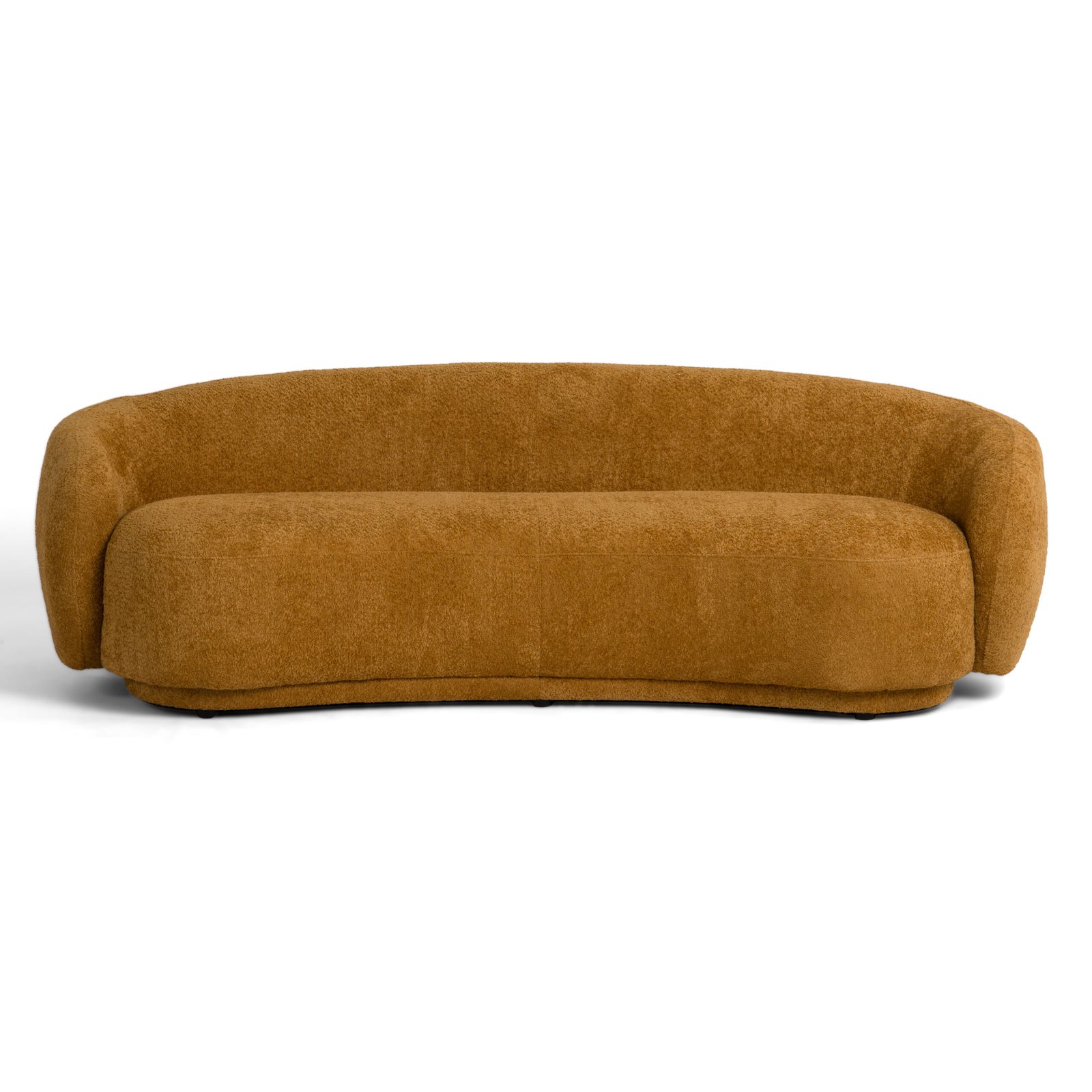 Divani Casa Andrew - Modern Orange Fabric Sofa - Image 3