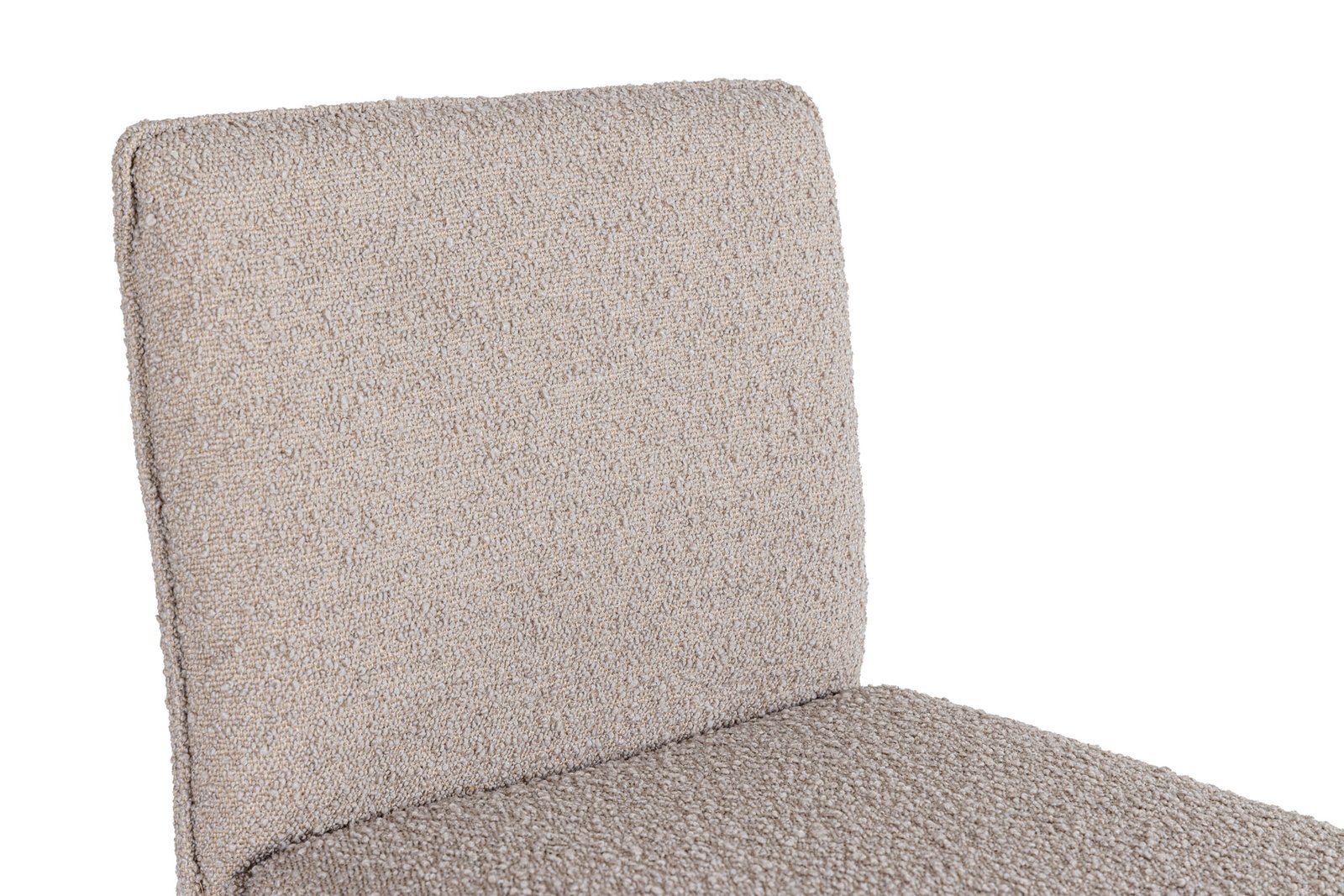 Modrest Atlanta - Modern Beige Fabric & Brass Counter Chair - Image 4