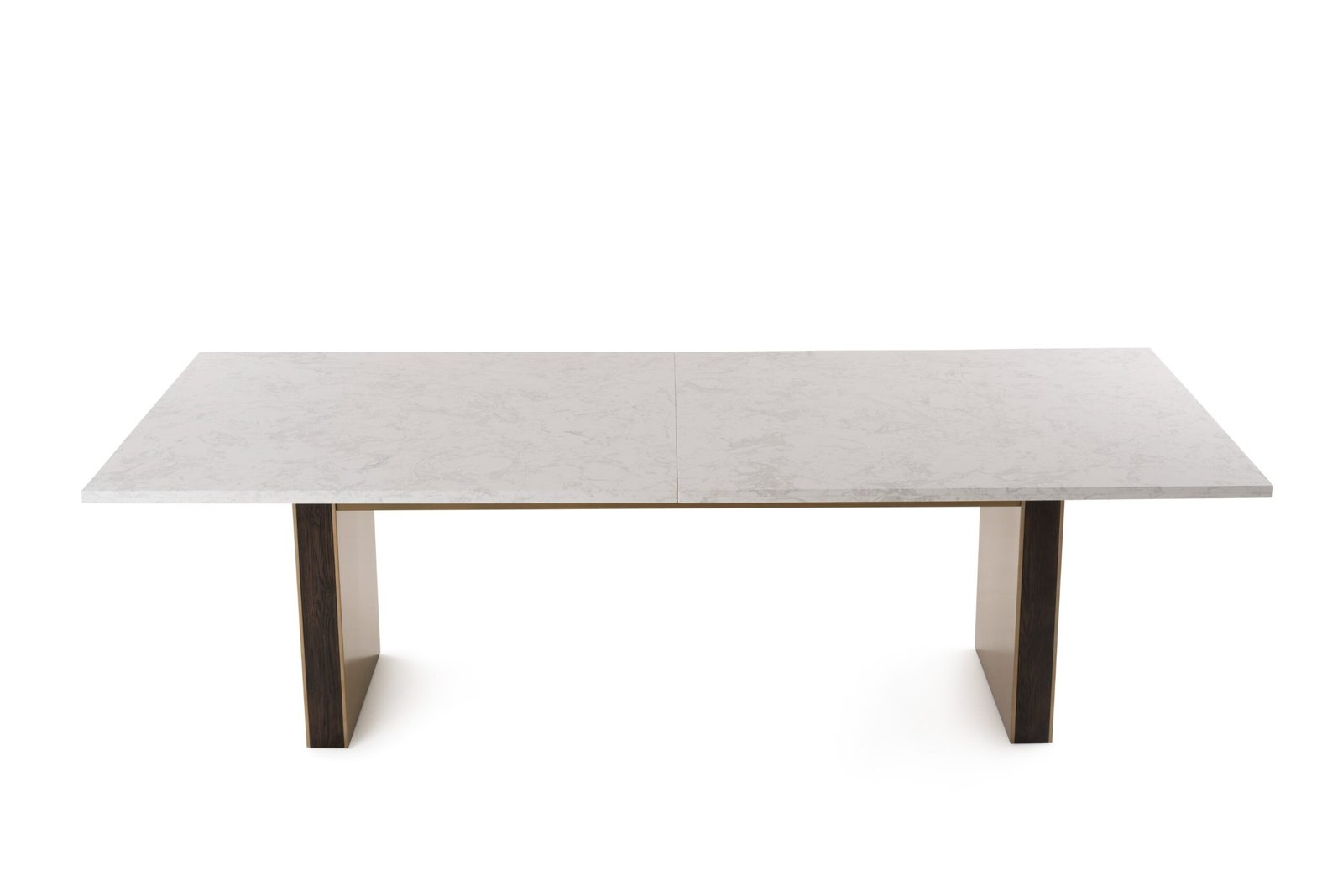 Modrest Auer - White Marble & Gold Dining Table - Image 5