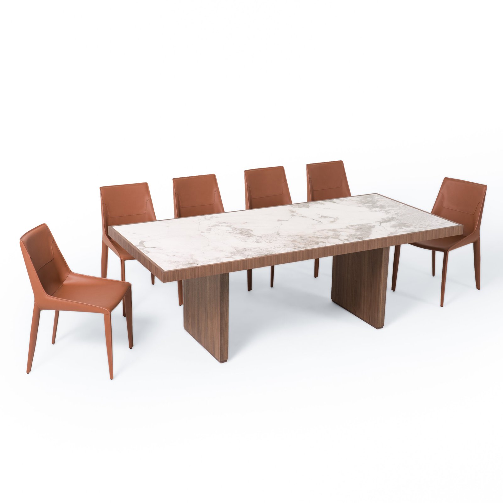 Nova Domus Bailey- Modern Walnut Rectangular Dining Table - Image 5