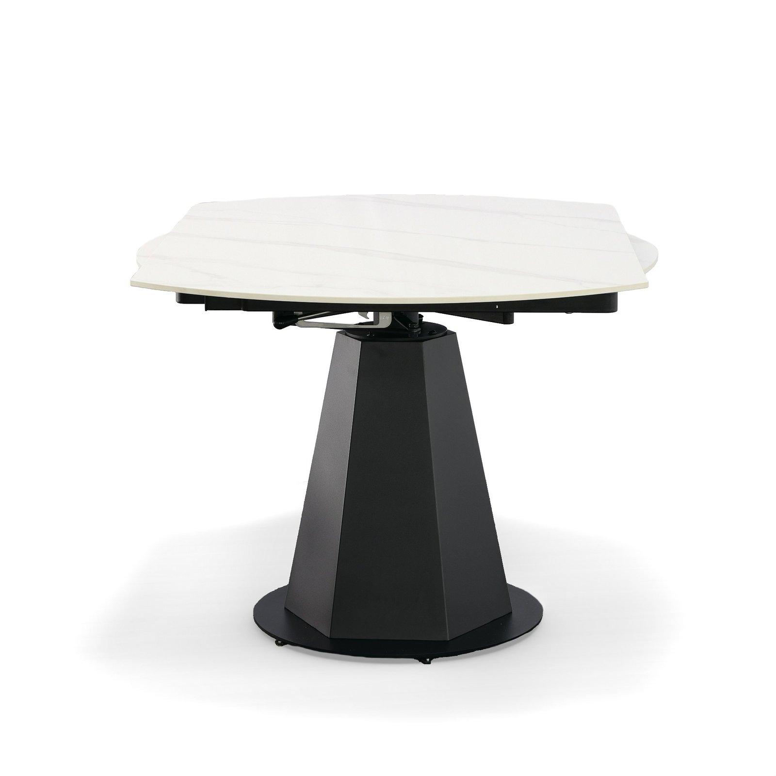 Modrest Barela - Modern Black and White Ceramic Extendable 35.5"/53" Dining Table - Image 3