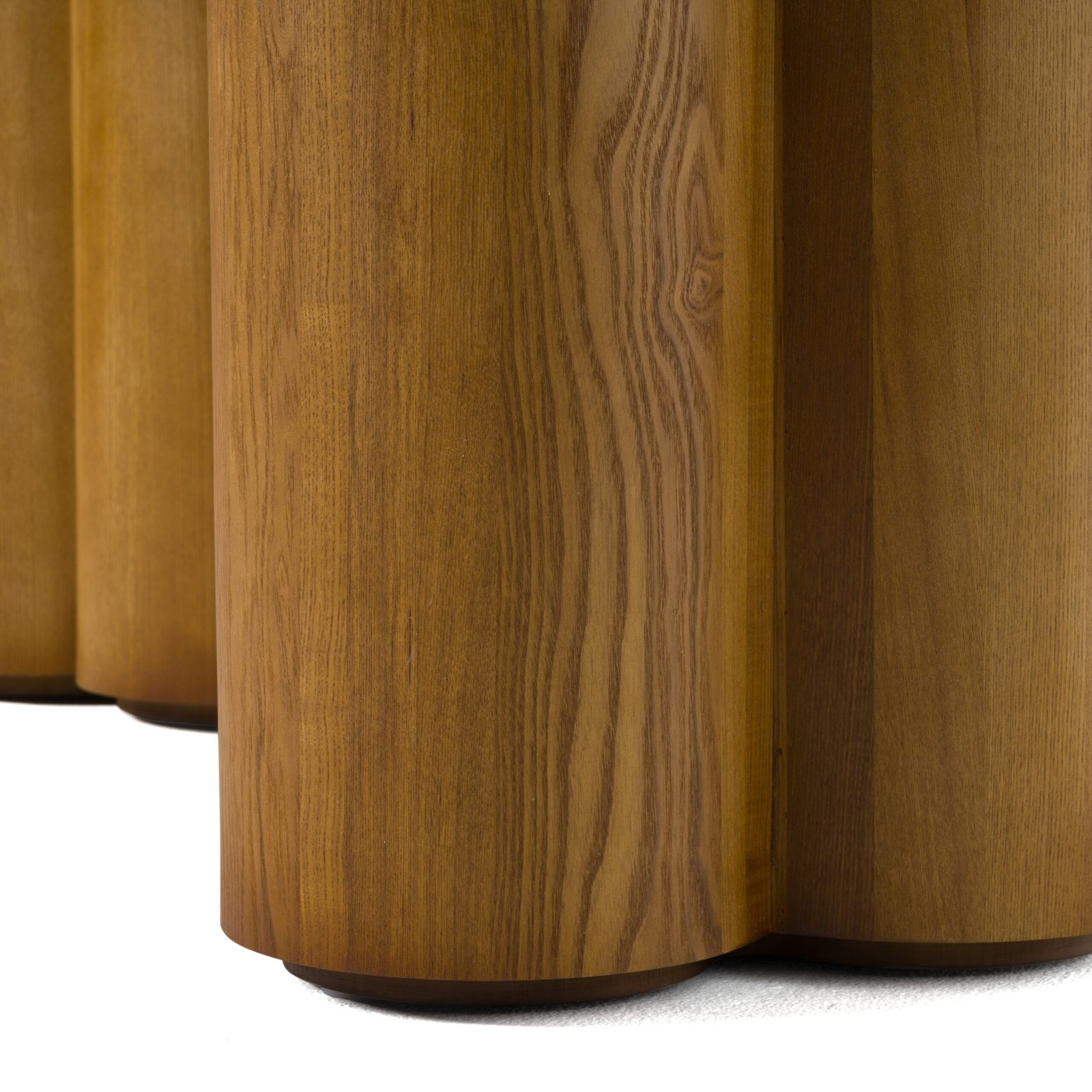 Modrest Bateman - Modern Faux Concrete + Walnut Dining Table - Image 4