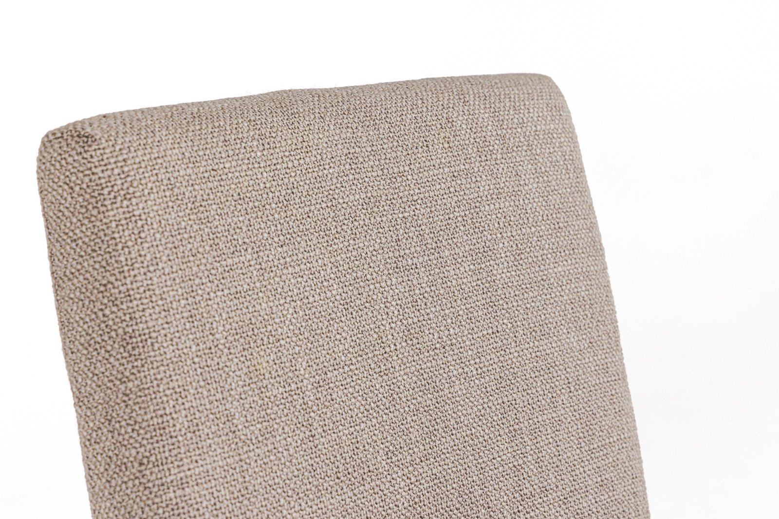 Modrest Beasley - Modern Beige Linen + Brass Counter Chair - Image 4
