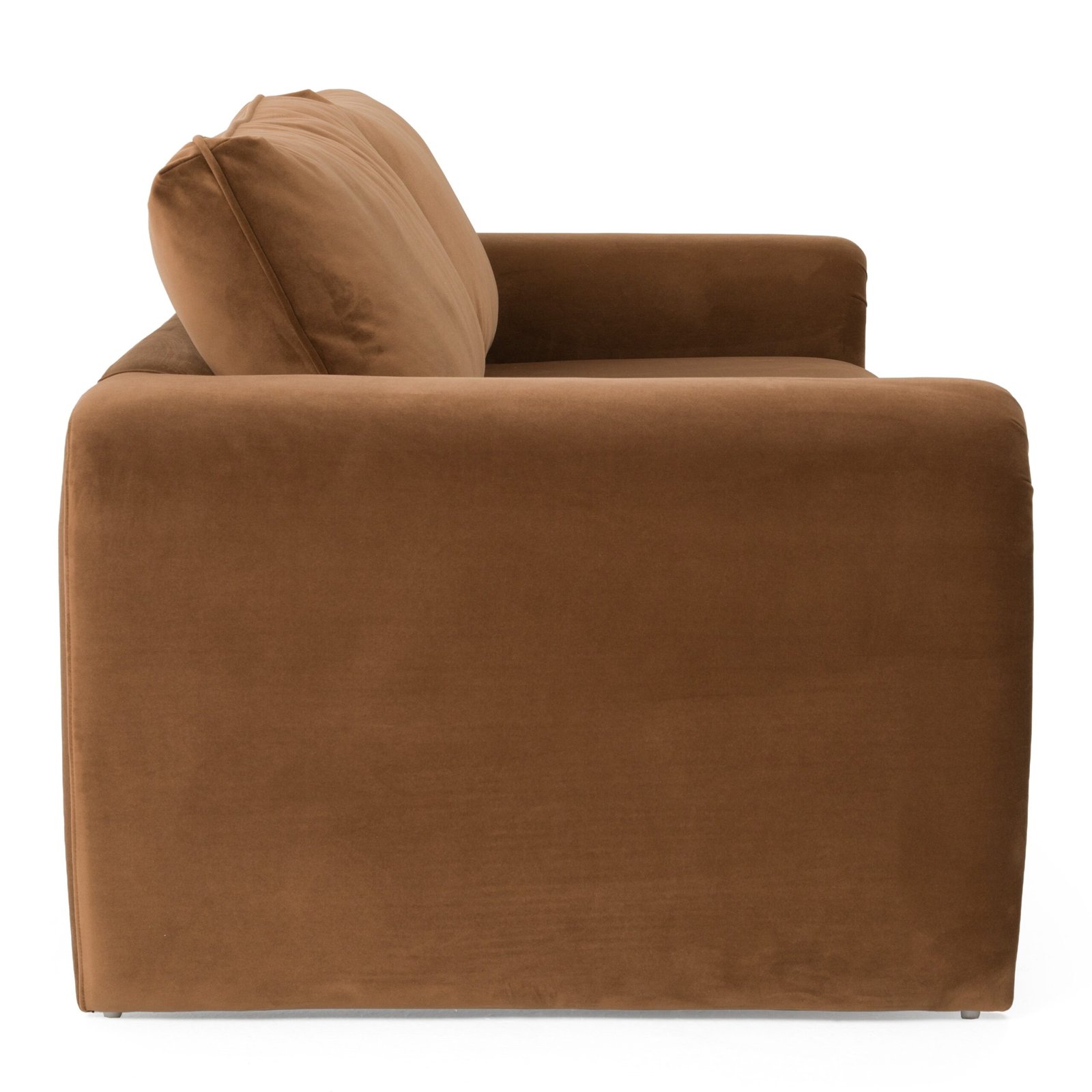 Divani Casa Bentley - Modern Brown Velvet Sofa - Image 4