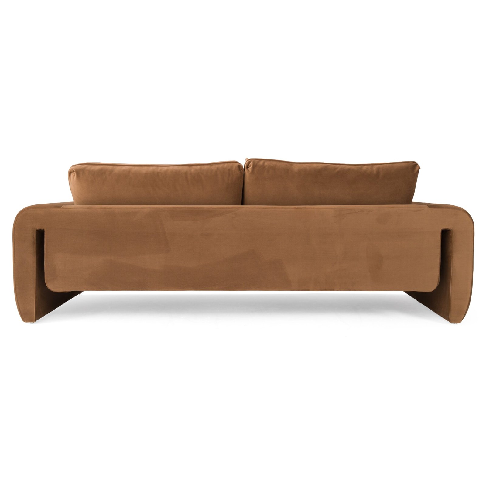 Divani Casa Bentley - Modern Brown Velvet Sofa - Image 5