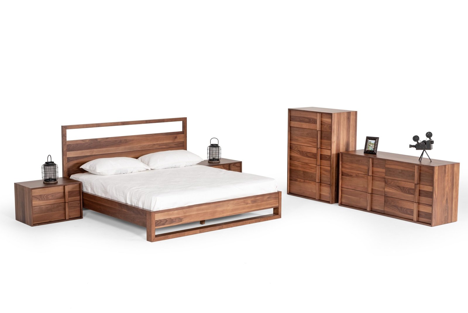Nova Domus Berlin - Modern Walnut Bedroom Set - Image 3