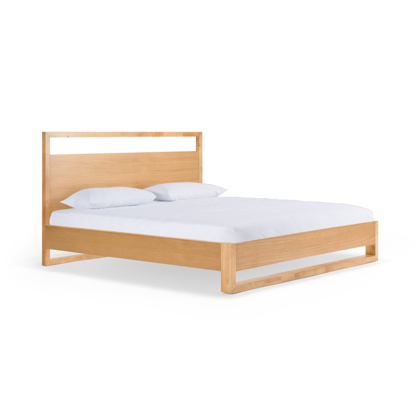 Nova Domus Berlin - Modern Natural Oak Bed - Image 3