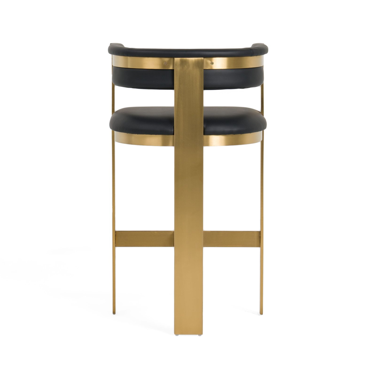 Modrest Boswell - Modern Black + Matte Gold Barstool - Image 4
