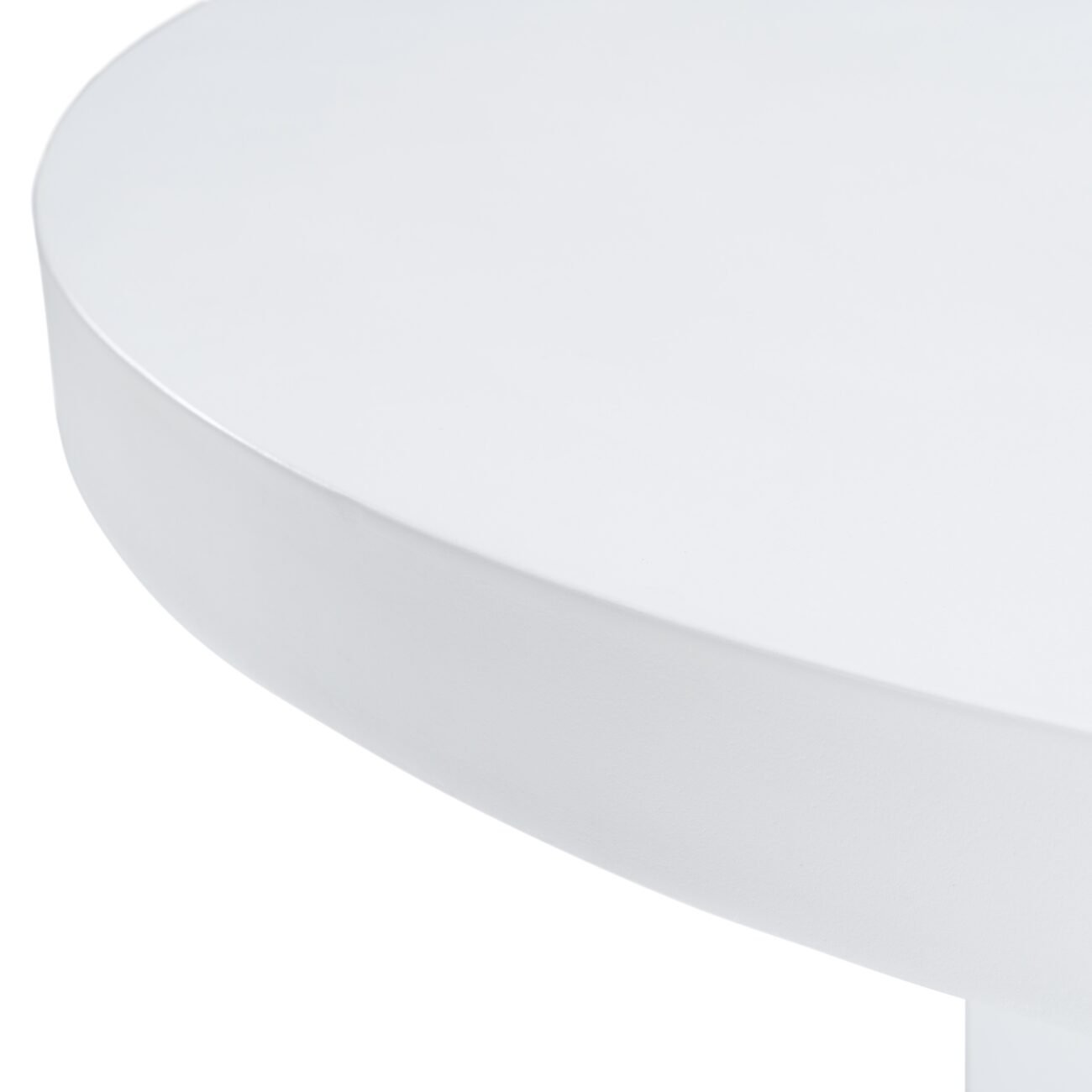 Modrest Bruni - Modern White Concrete Round Dining Table - Image 5
