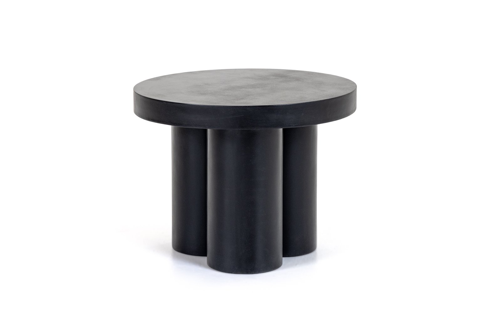 Modrest Bruni - Modern Black Concrete End Table - Image 4