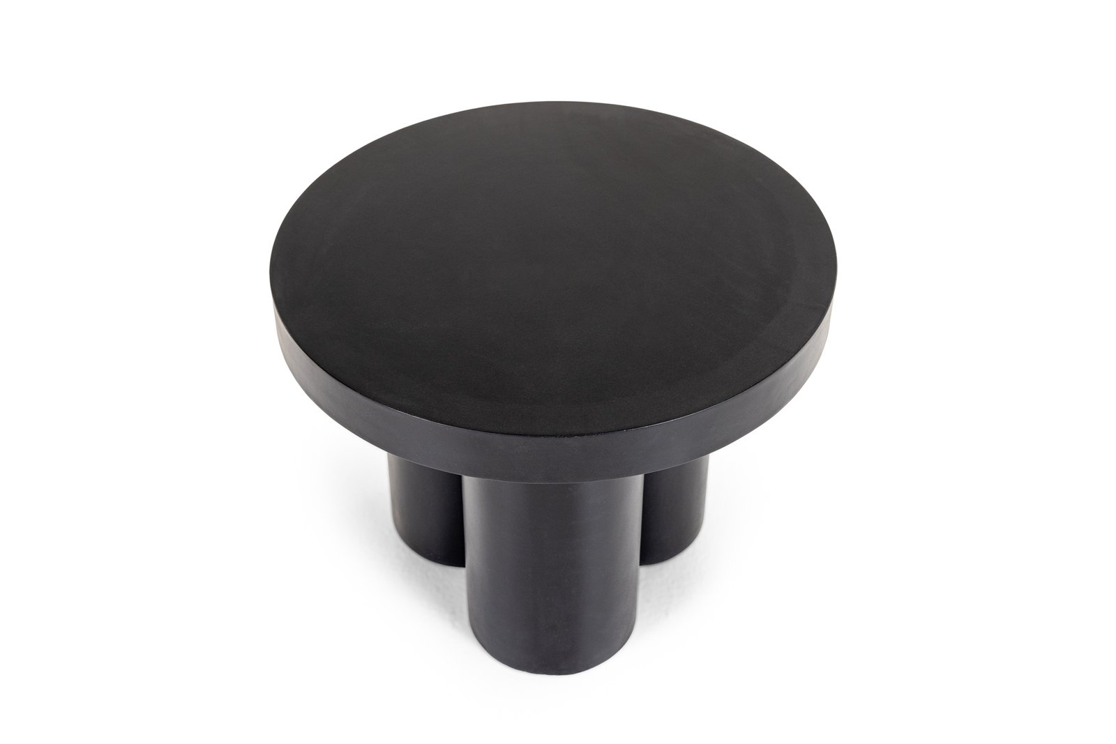 Modrest Bruni - Modern Black Concrete End Table - Image 5