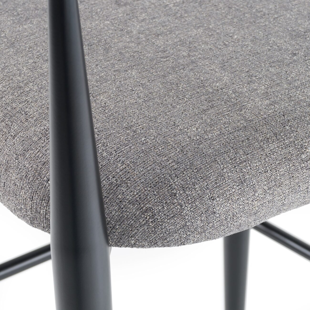 Modrest Buchtel - Mid-Century Modern Medium Grey + Gold Arm + Black Bar Chair - Image 5