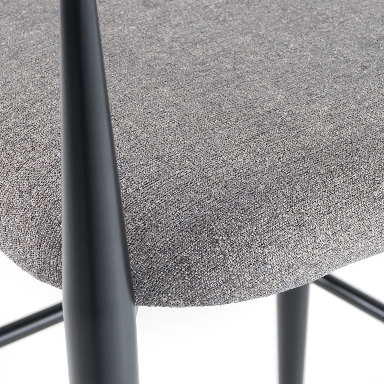 Modrest Buchtel - Mid-Century Modern Medium Grey + Gold Arm + Black Bar Chair - Image 5
