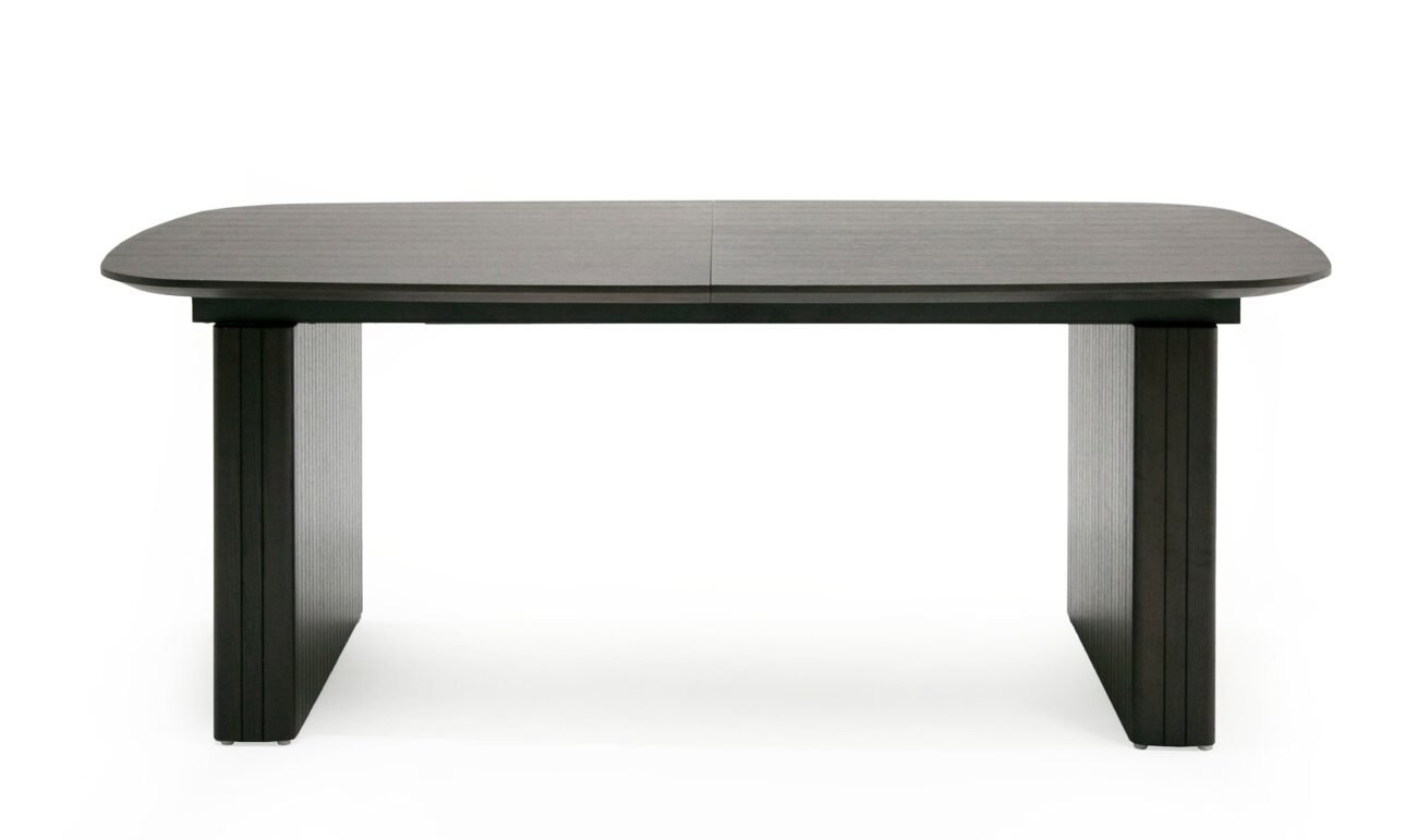 Modrest Calhoun - Modern Smoked Oak Extendable Dining Table