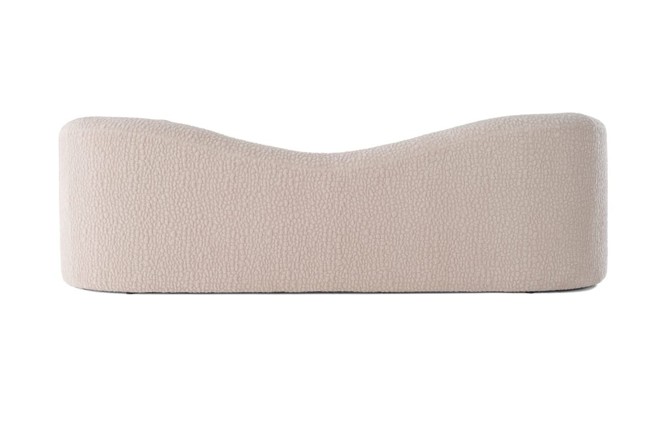 Divani Casa Calico - Contemporary Beige Fabric 4-Seat Sofa - Image 3