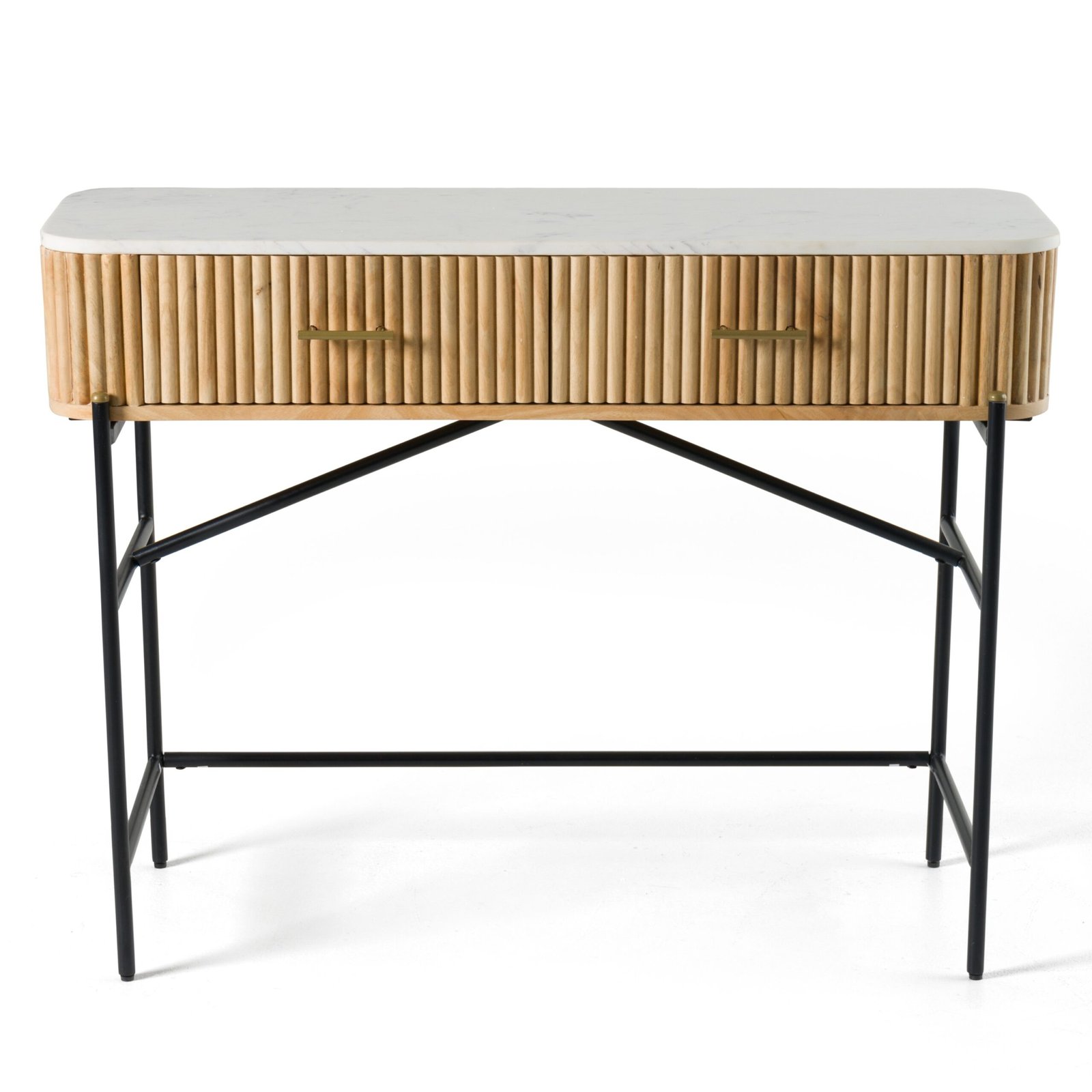 Modrest - Cambridge White Marble & Mango Vanity Table