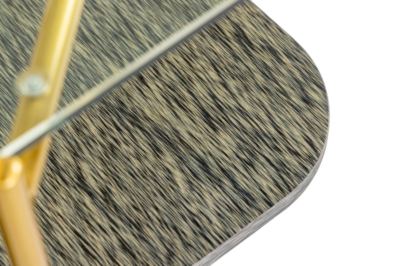 Modrest Cari - Glam Gold + Glass End Table - Image 5