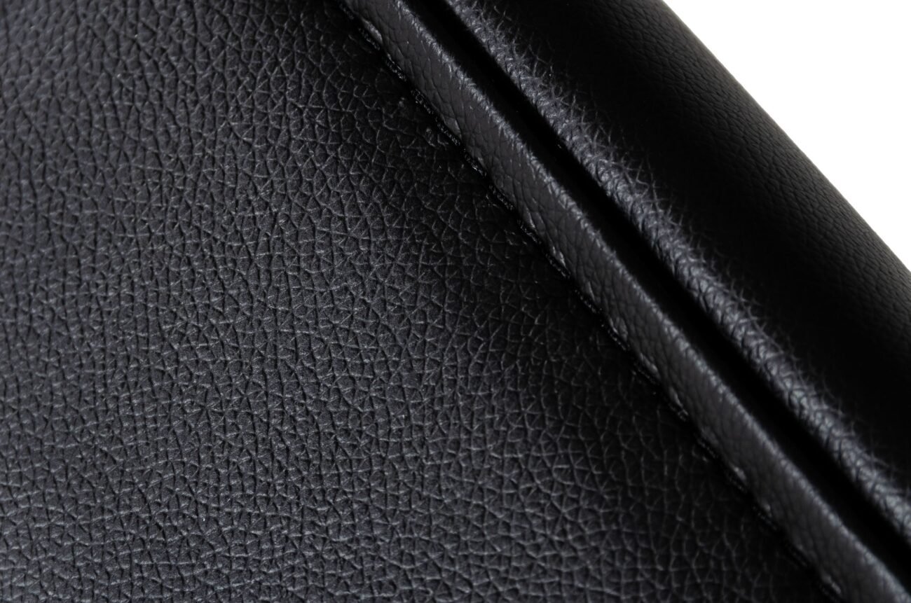 A&X Carla - Modern Black Leatherette Dining Chair (Set of 2) - Image 5