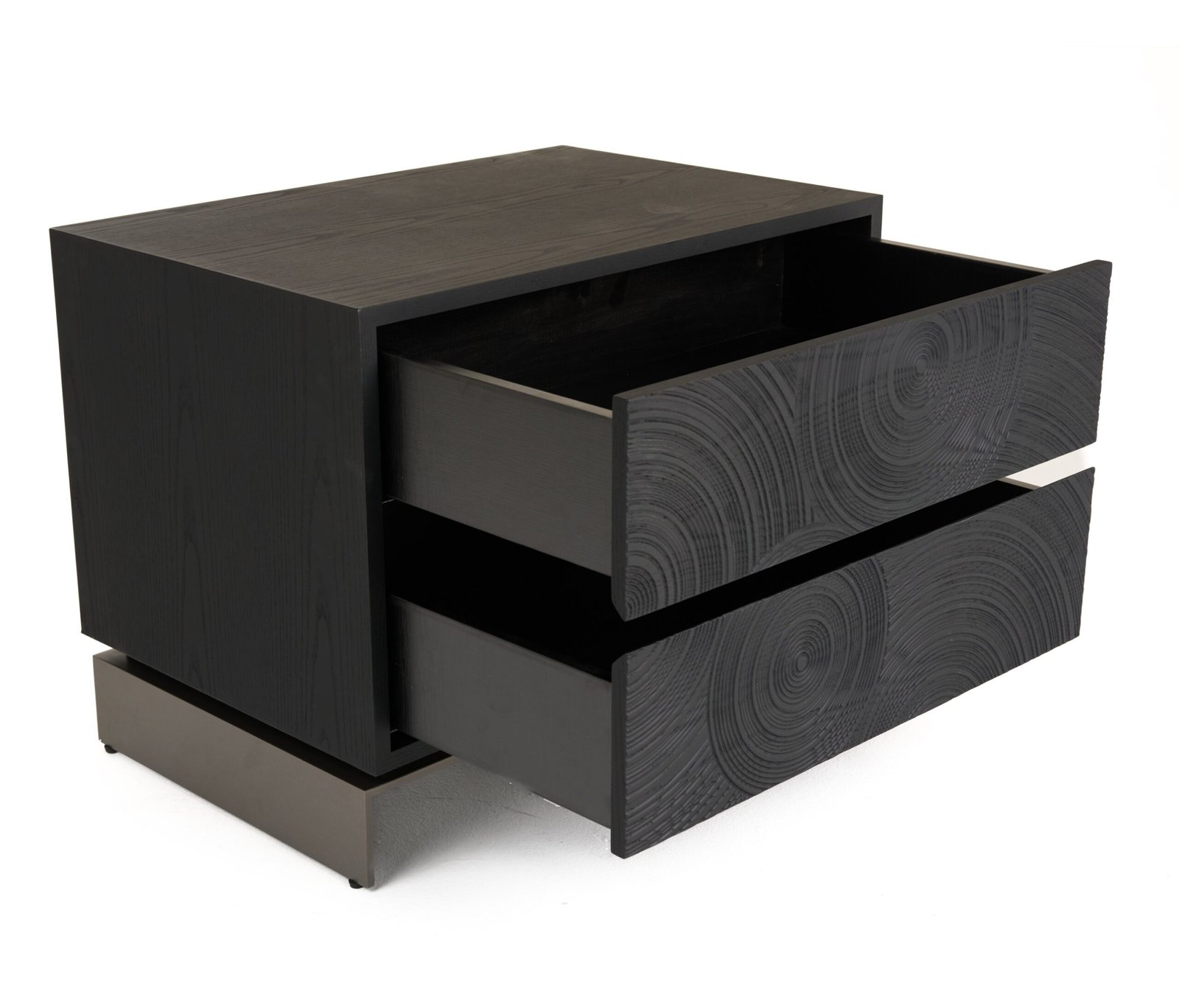 Lamod Cirque - Modern Black Ash Nightstand - Image 4