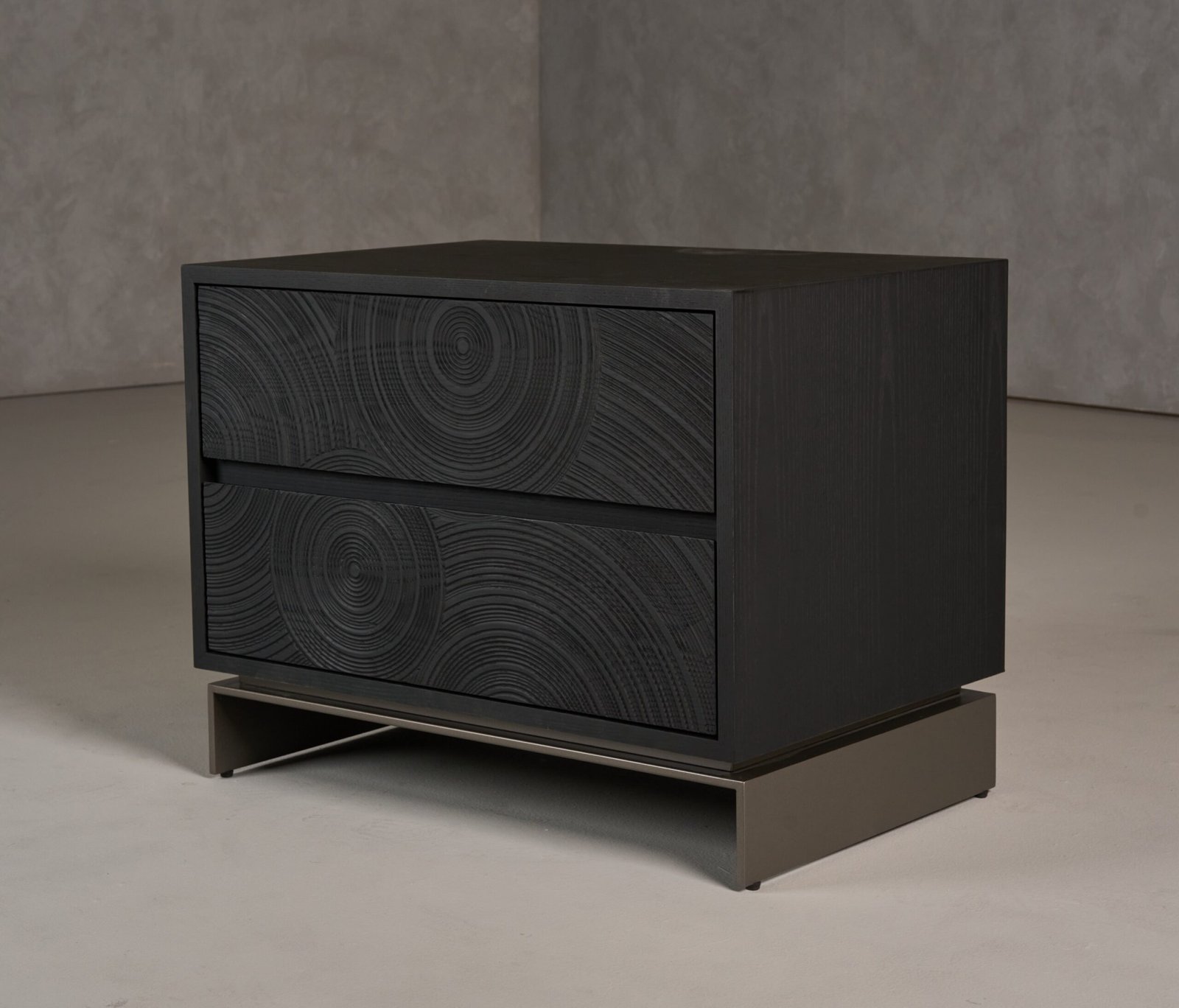 Lamod Cirque - Modern Black Ash Nightstand - Image 5