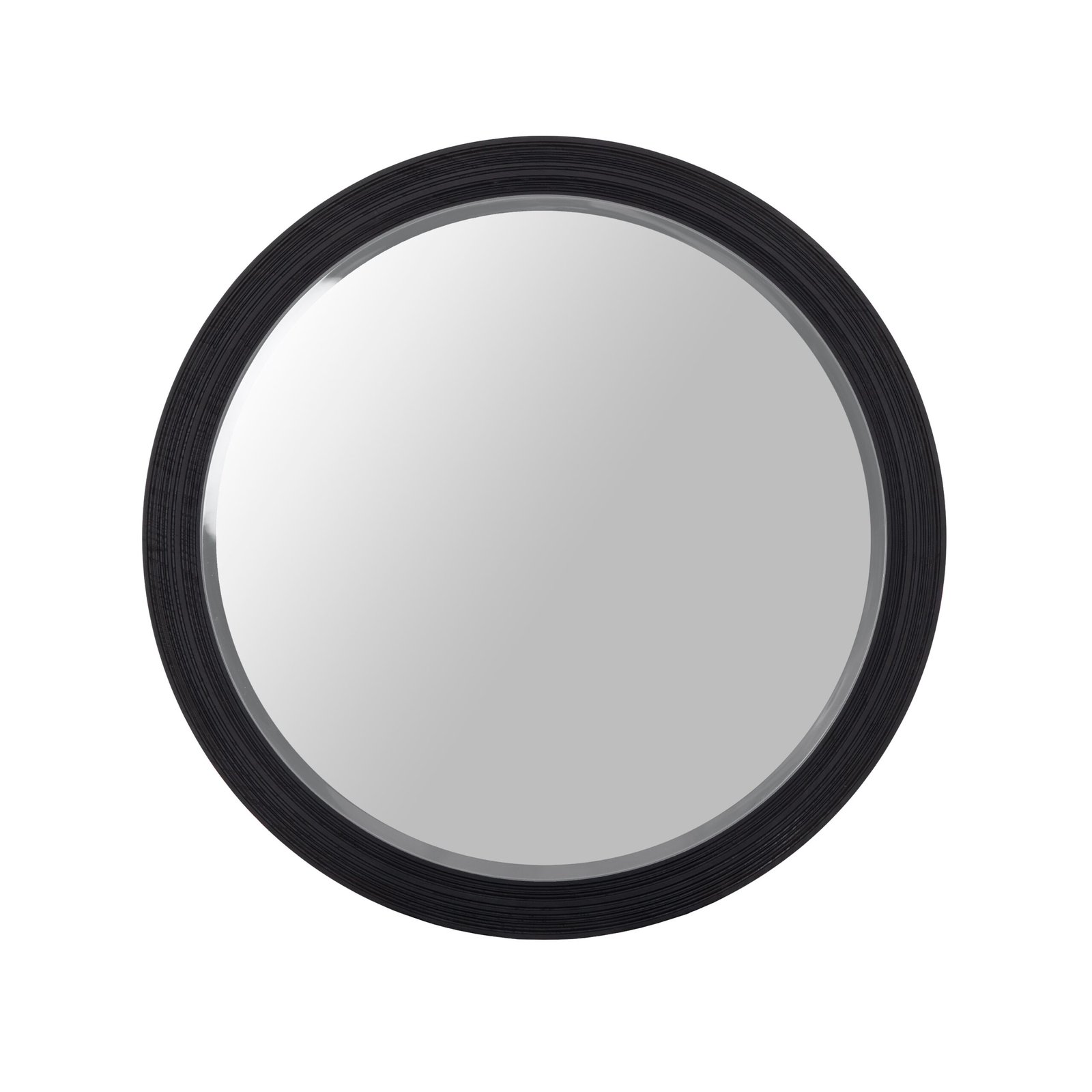 Lamod Cirque - Modern Black Ash Round Mirror - Image 2